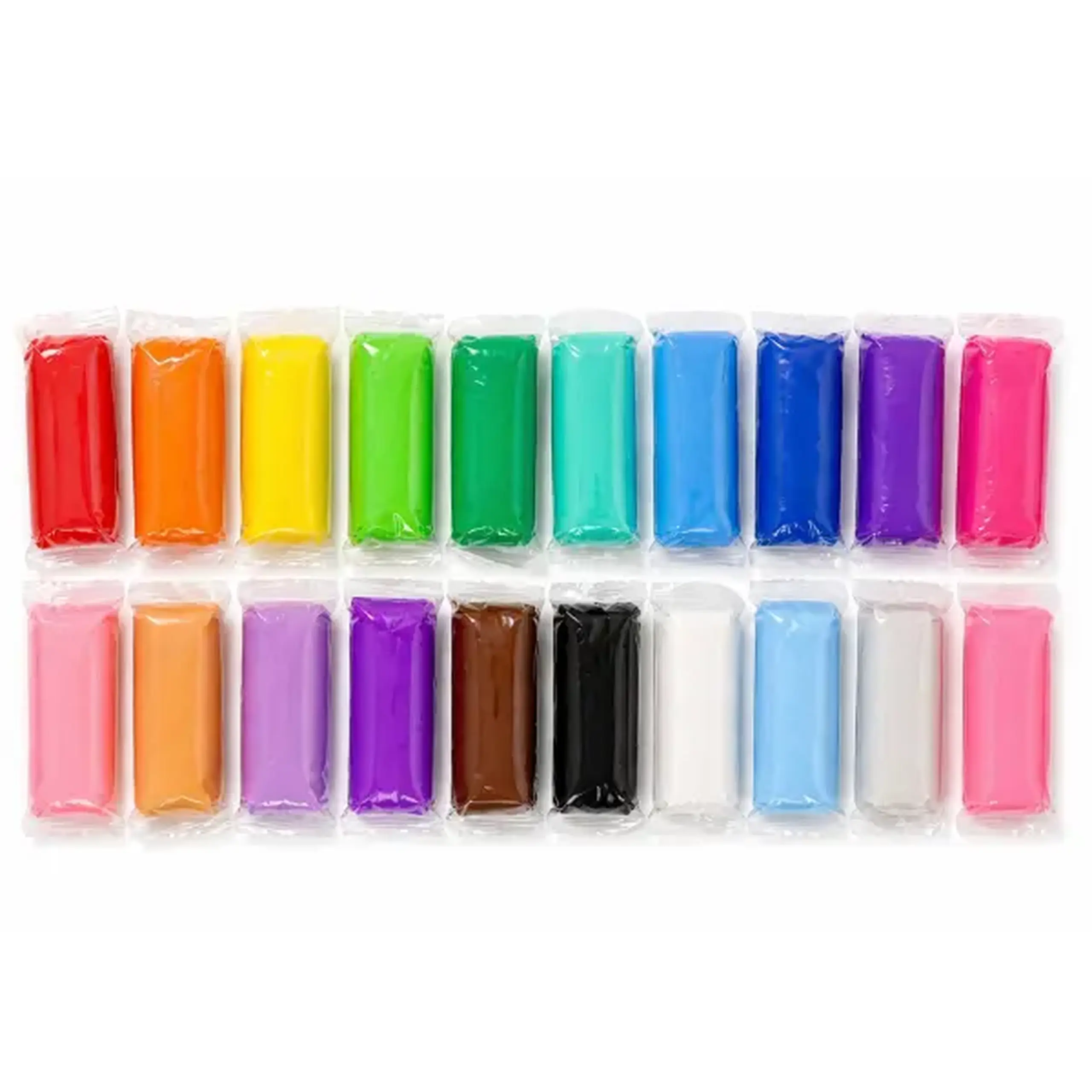 Plastilină aerată Air Clay, 20 culori x 6 g.