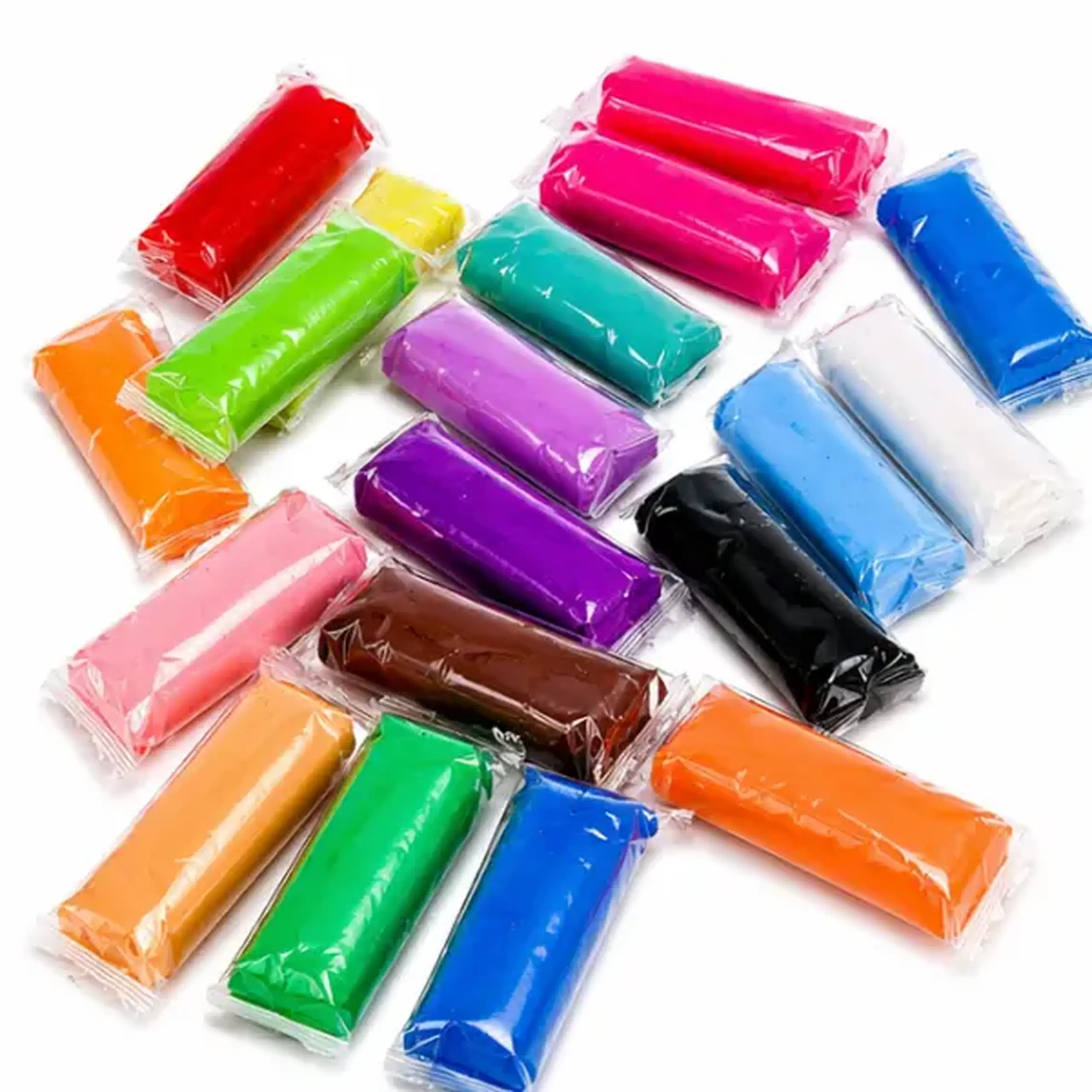 Plastilină aerată Air Clay, 20 culori x 6 g.
