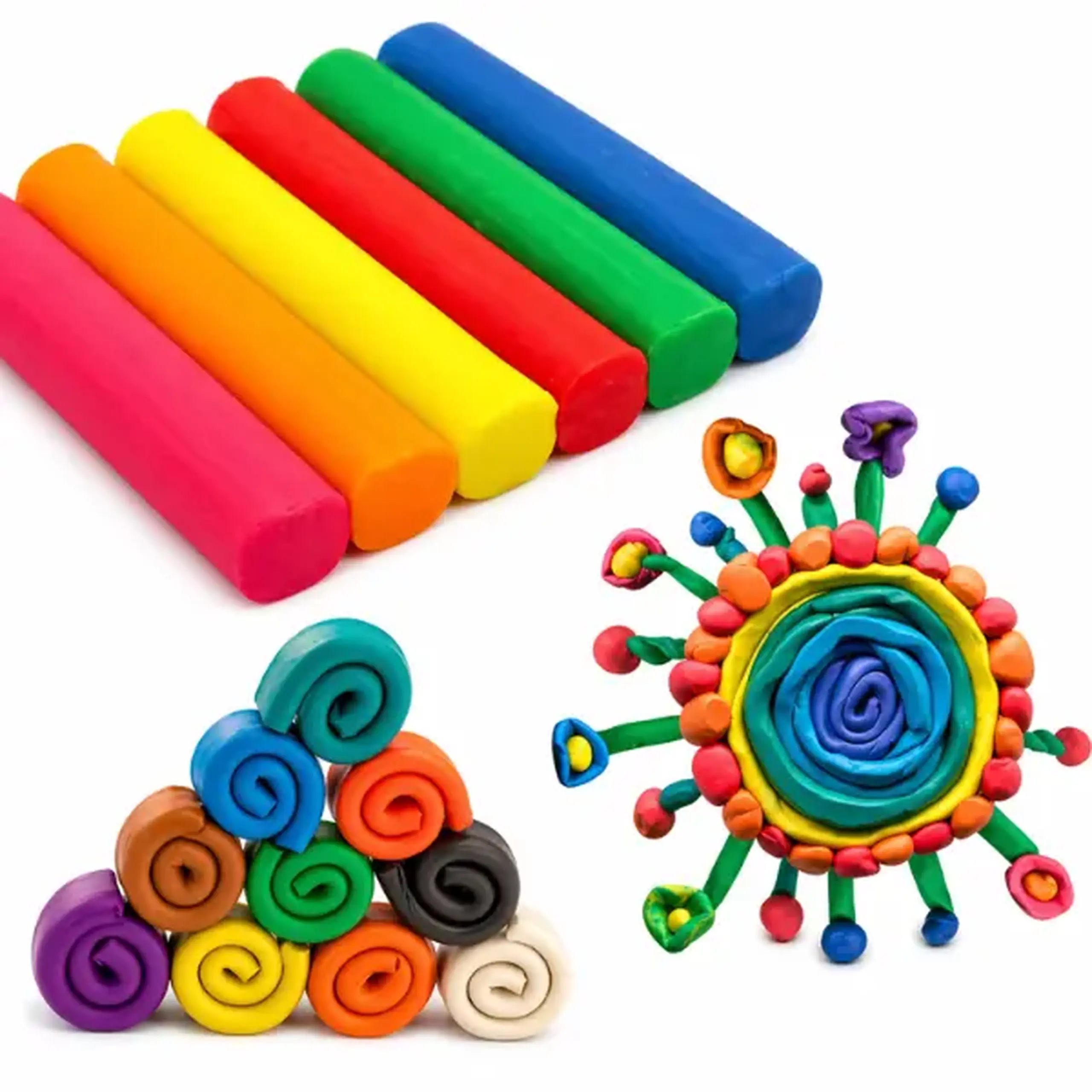 Plastilină aerată Air Clay 36 culori x 12g, 2 modele
