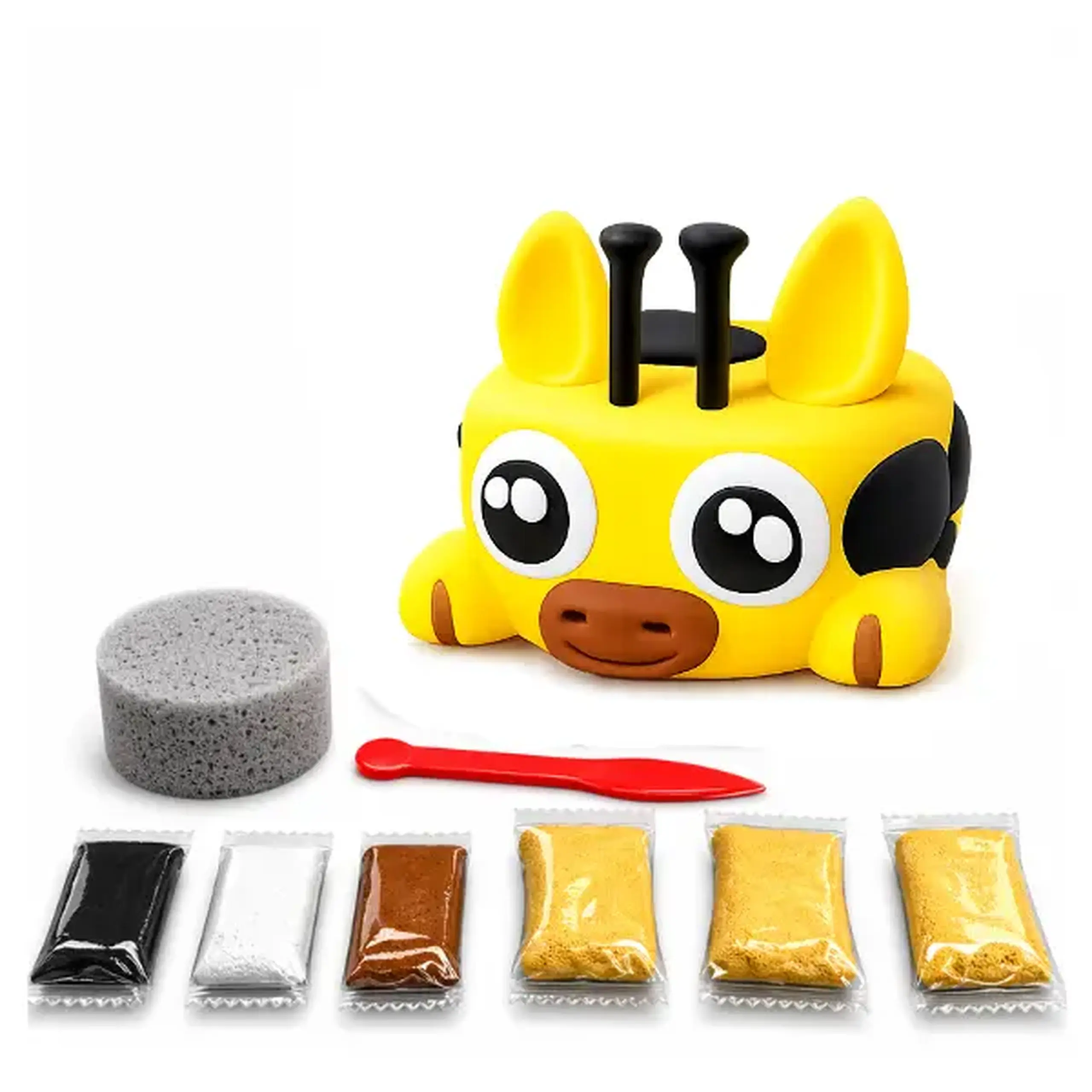 Set de plastilină aerată Air Clay „Squishy: Girafă”, 6 buc. a câte 5 g.