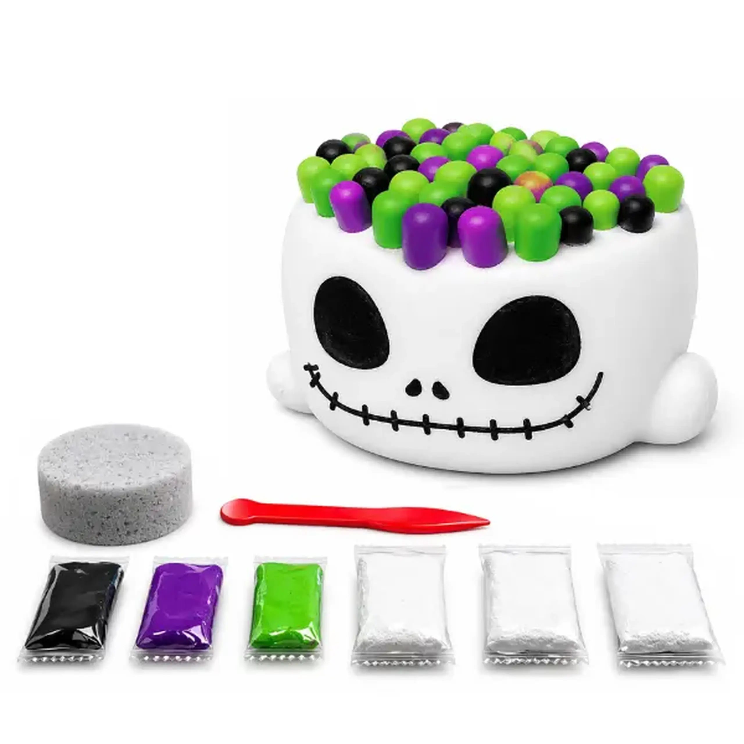 Set de plastilină aerată Air Clay „Squishy: Fantomă”, 6 buc. a câte 5 g.