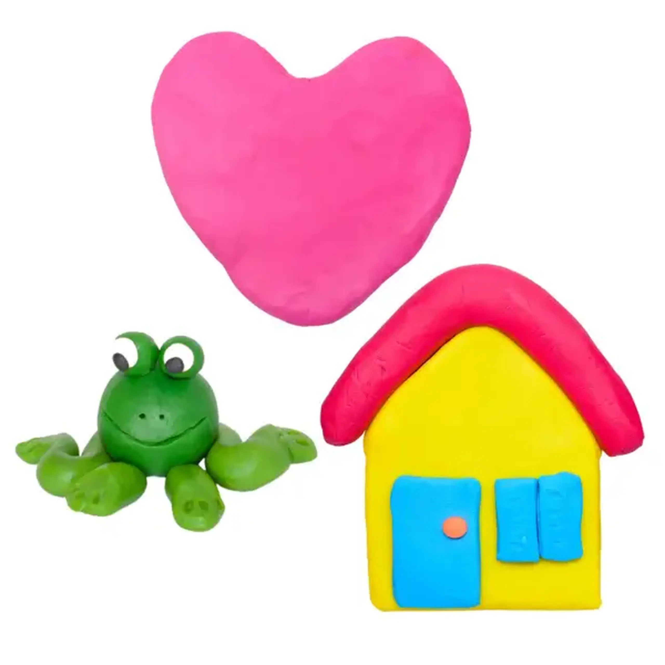 Set de plastilină aerată Air Clay „Animăluțe drăguțe", 15 culori x 4 g.