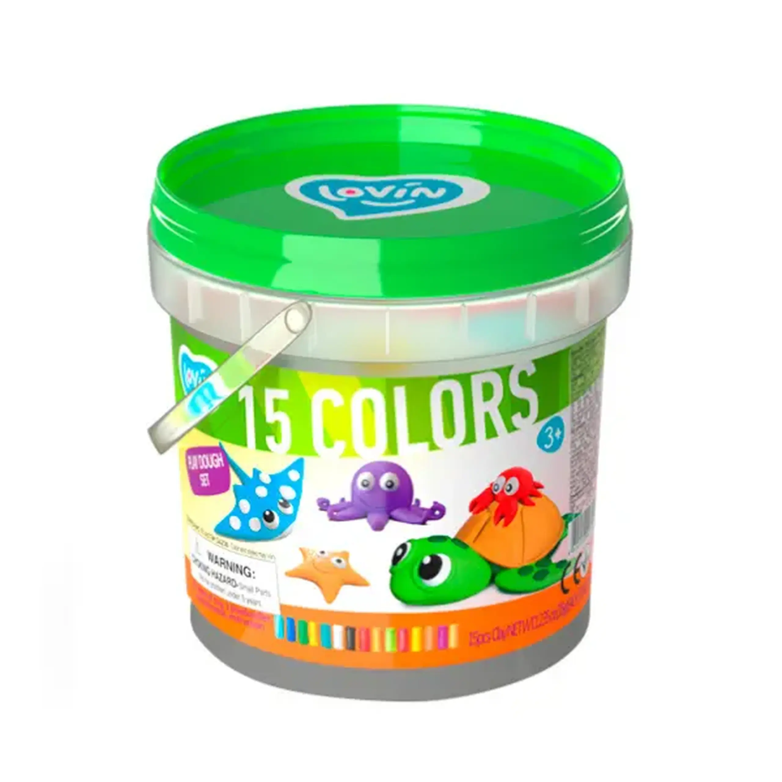 Set de plastilină aerată Air Clay „Animale marine”, 15 culori x 4 g.