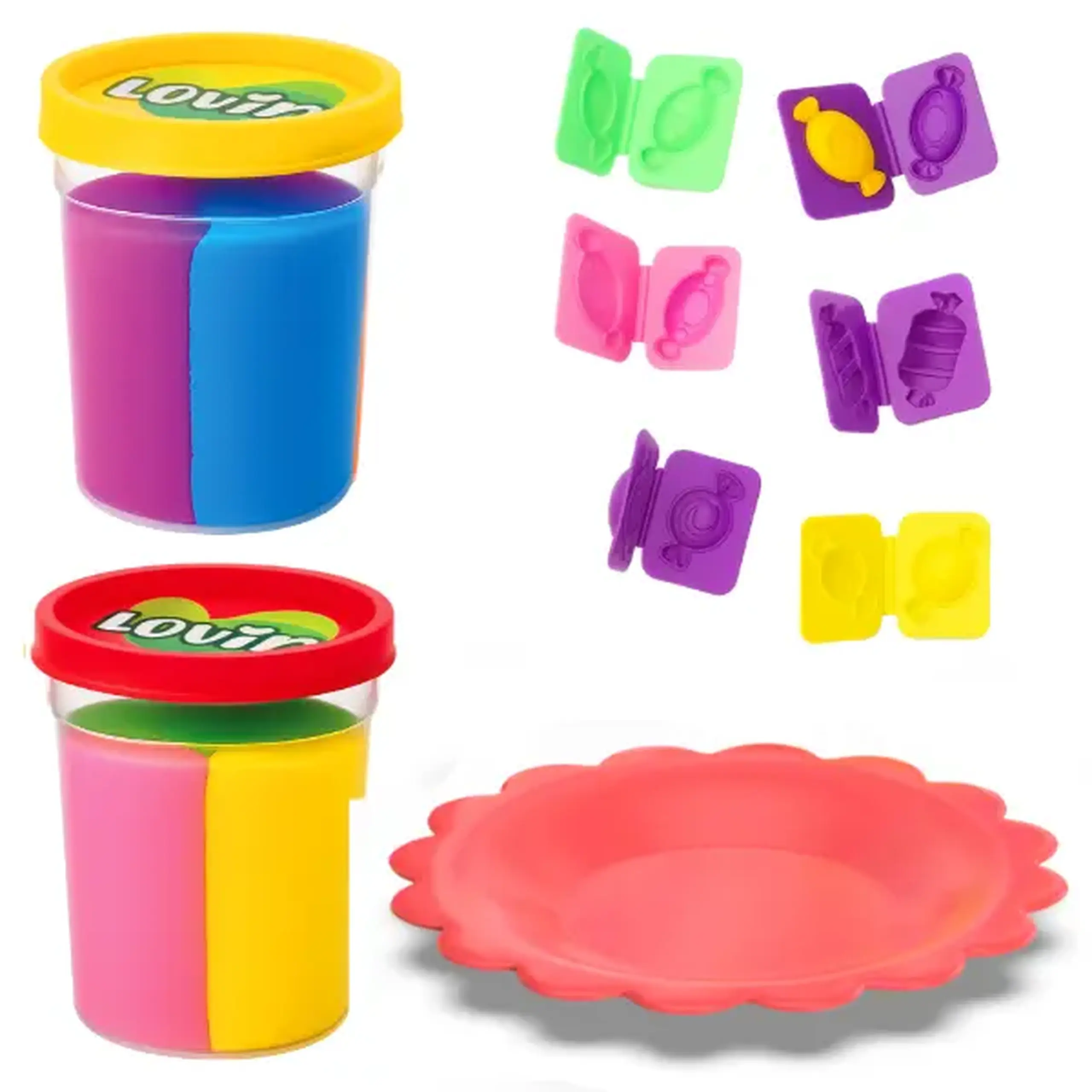 Set de aluat pentru modelare Play Dough „Deserturi”