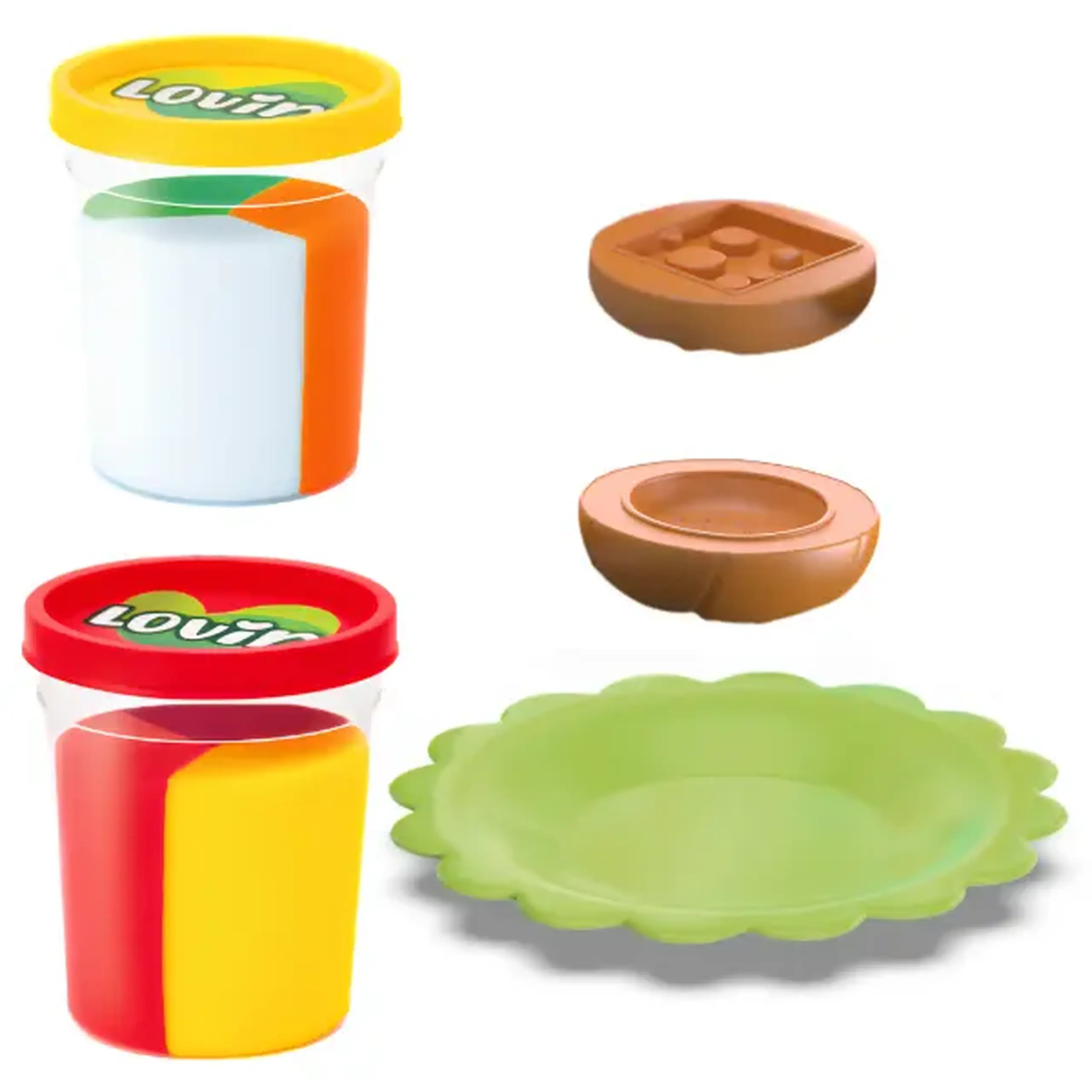 Set de aluat pentru modelare Play Dough „Burger”