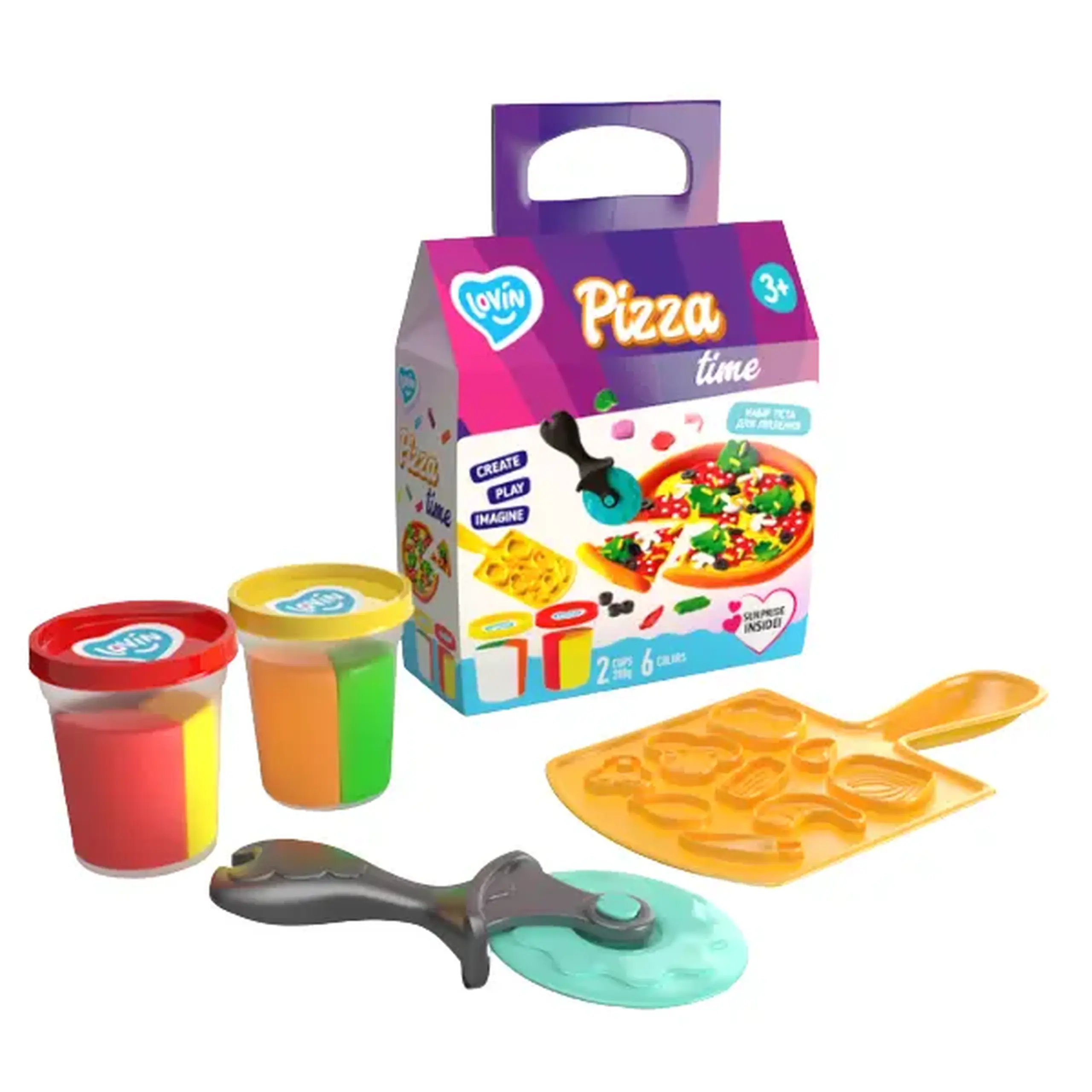 Set de aluat pentru modelare Play Dough „Pizza”