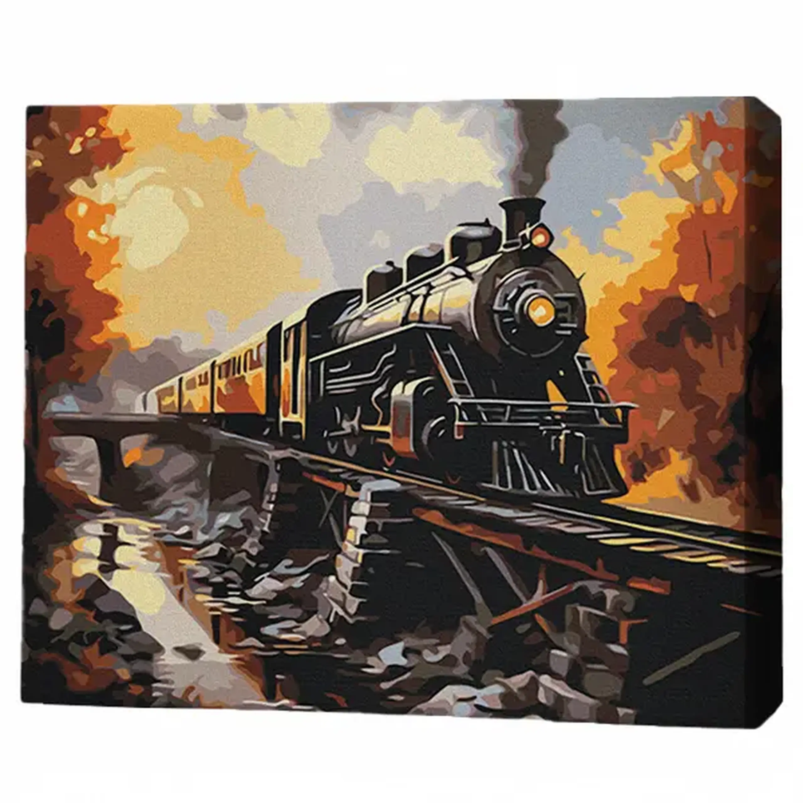 Pictură pe numere 40х50 cm (fără cutie) – Tren