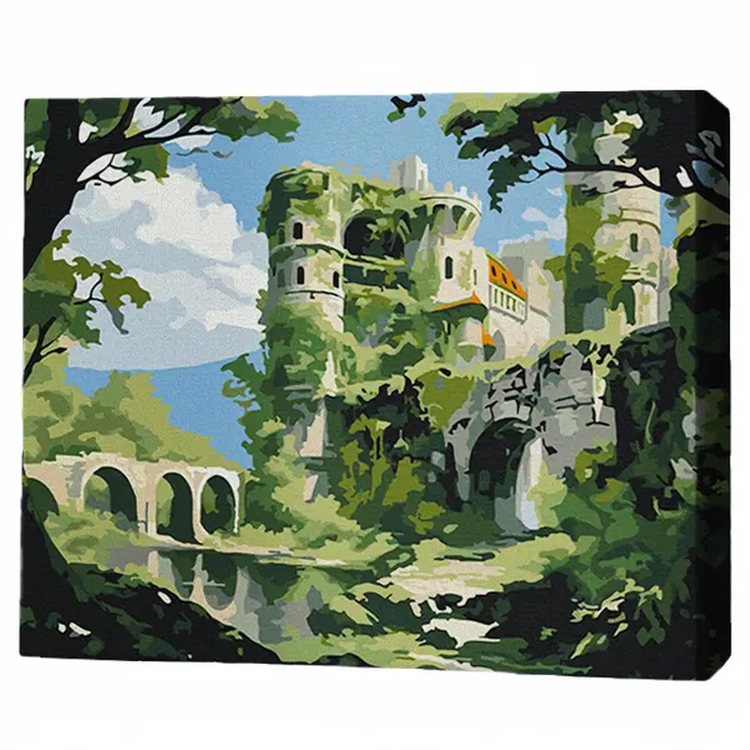 Pictură pe numere 40х50 cm (fără cutie) – Castelul pierdut