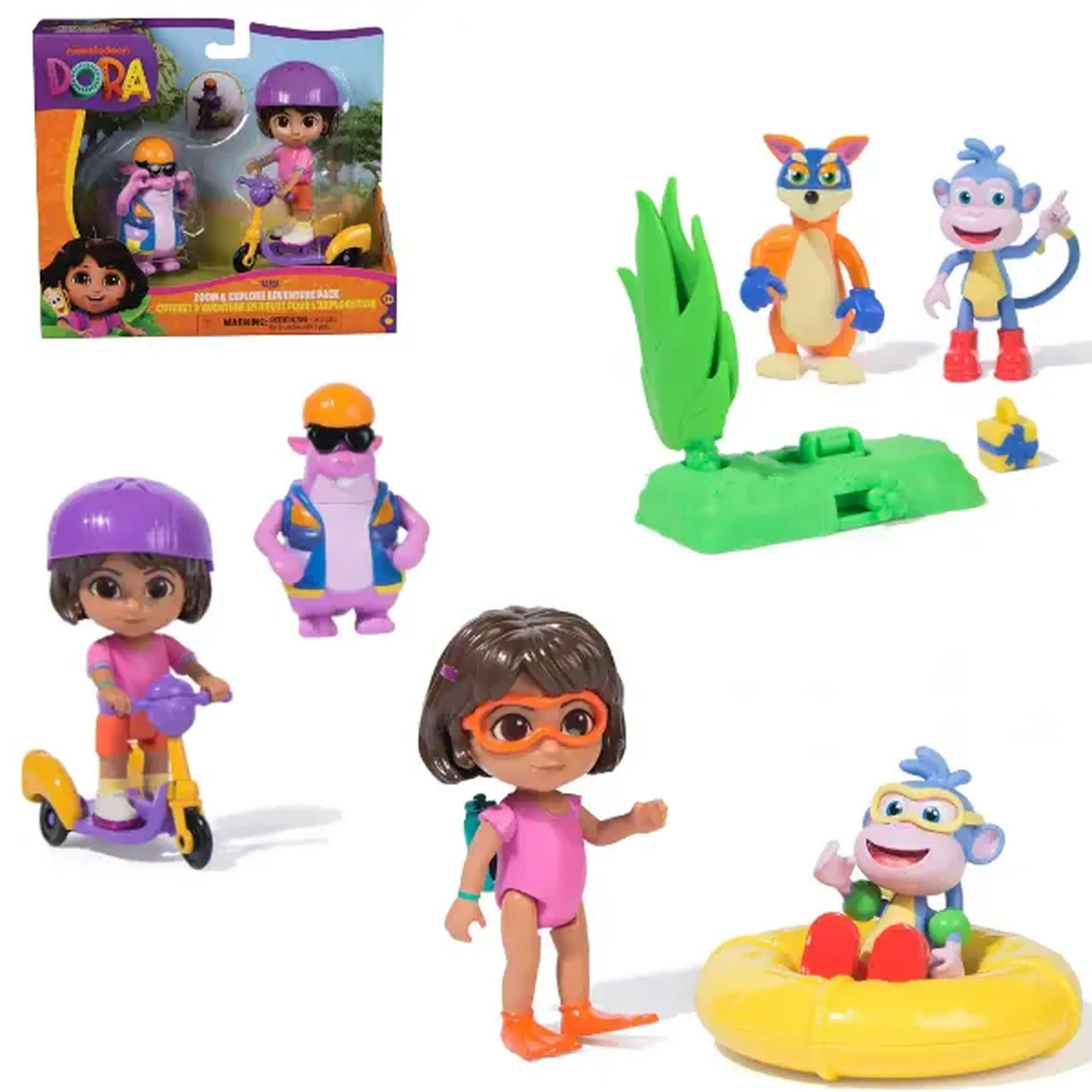 Set de joacă "Dora Exploratoarea și prietenii", 3 modele