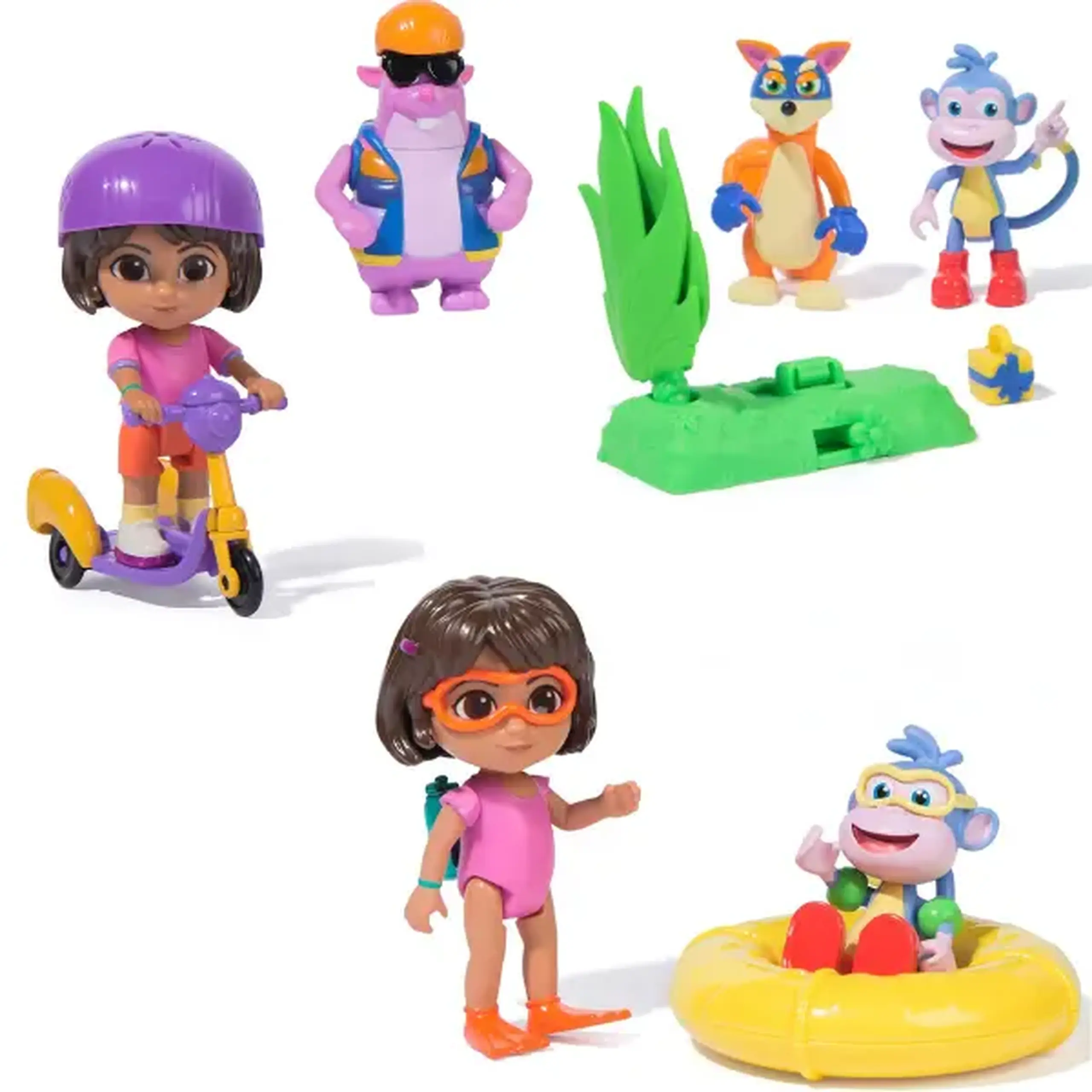 Set de joacă "Dora Exploratoarea și prietenii", 3 modele