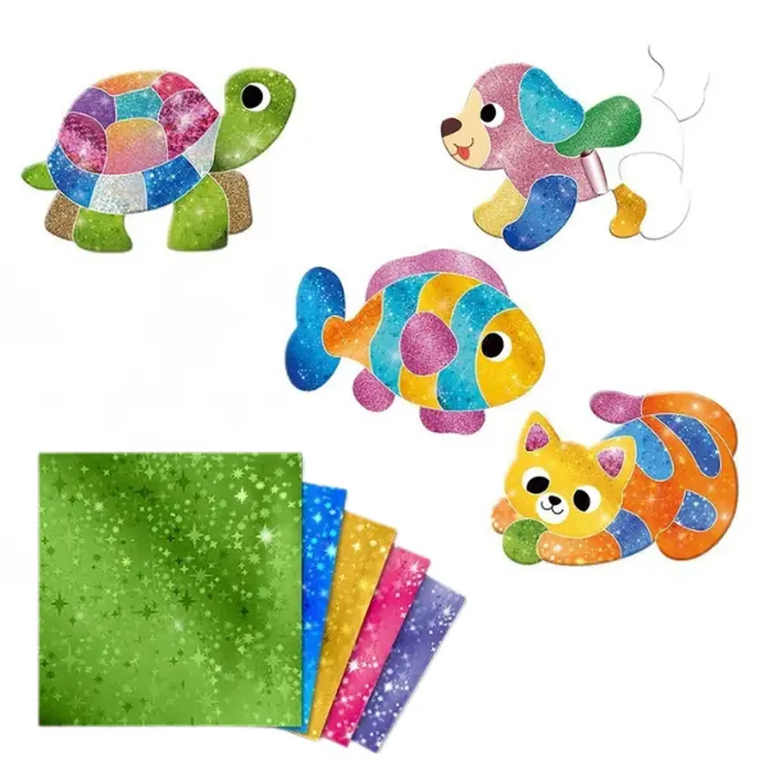 Set magnetic creativ cu folie "Animale de companie"