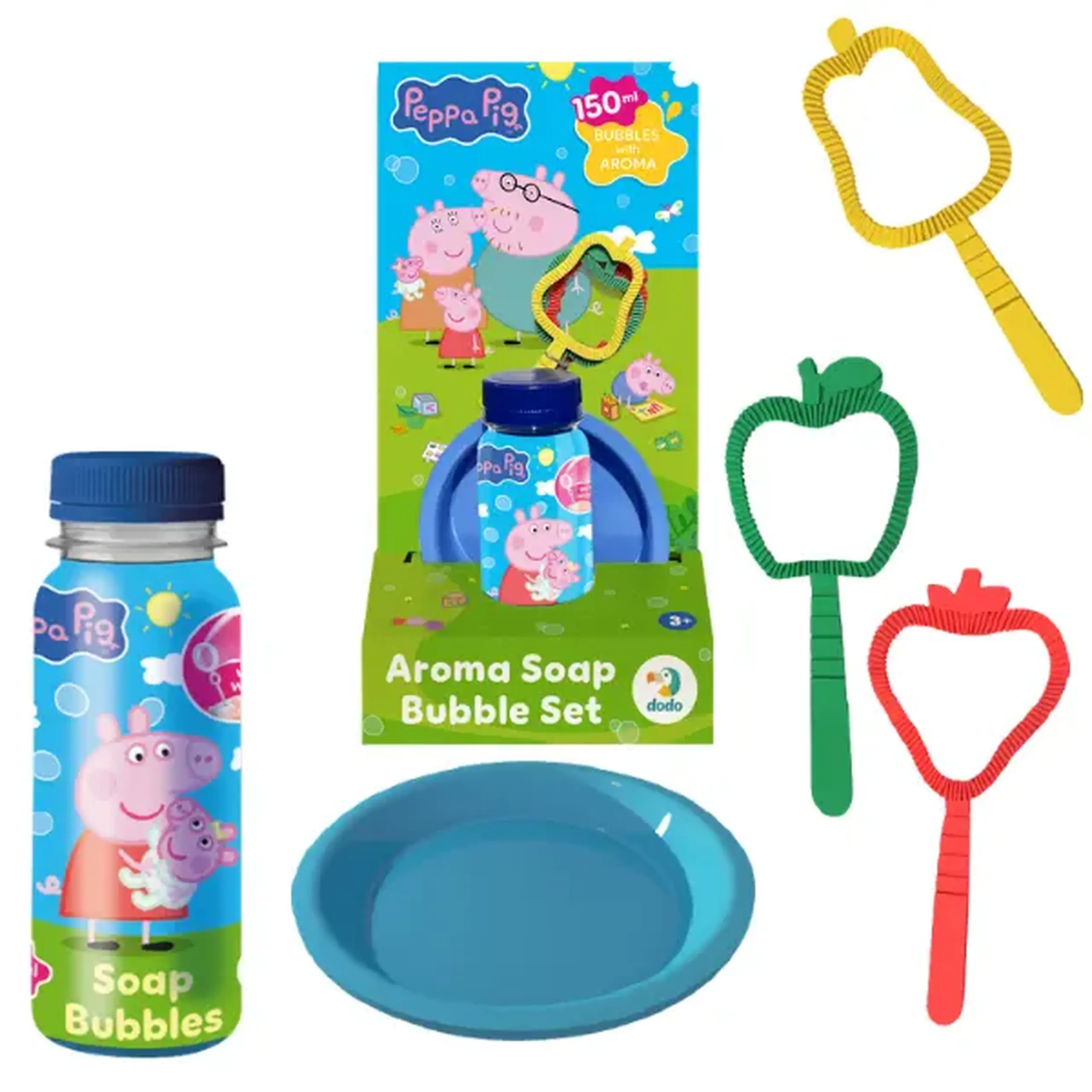 Set pentru baloane de săpun „Purcelușa Peppa”, 150 ml