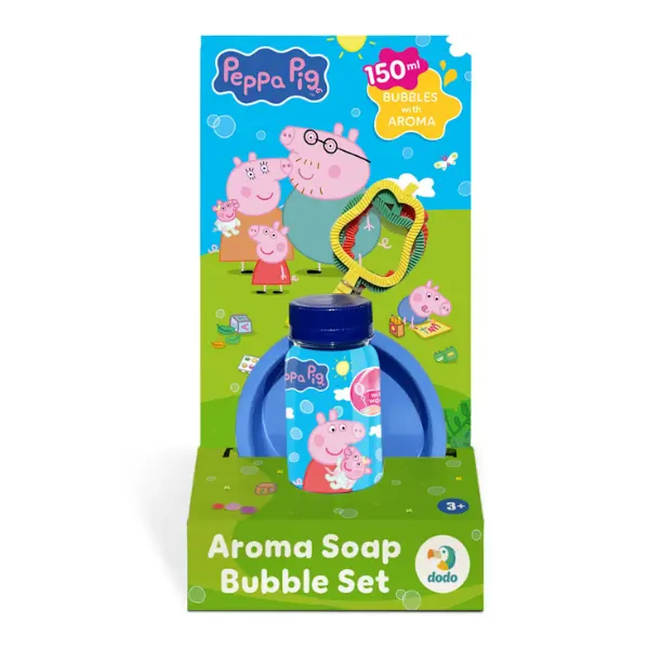 Set pentru baloane de săpun „Purcelușa Peppa”, 150 ml