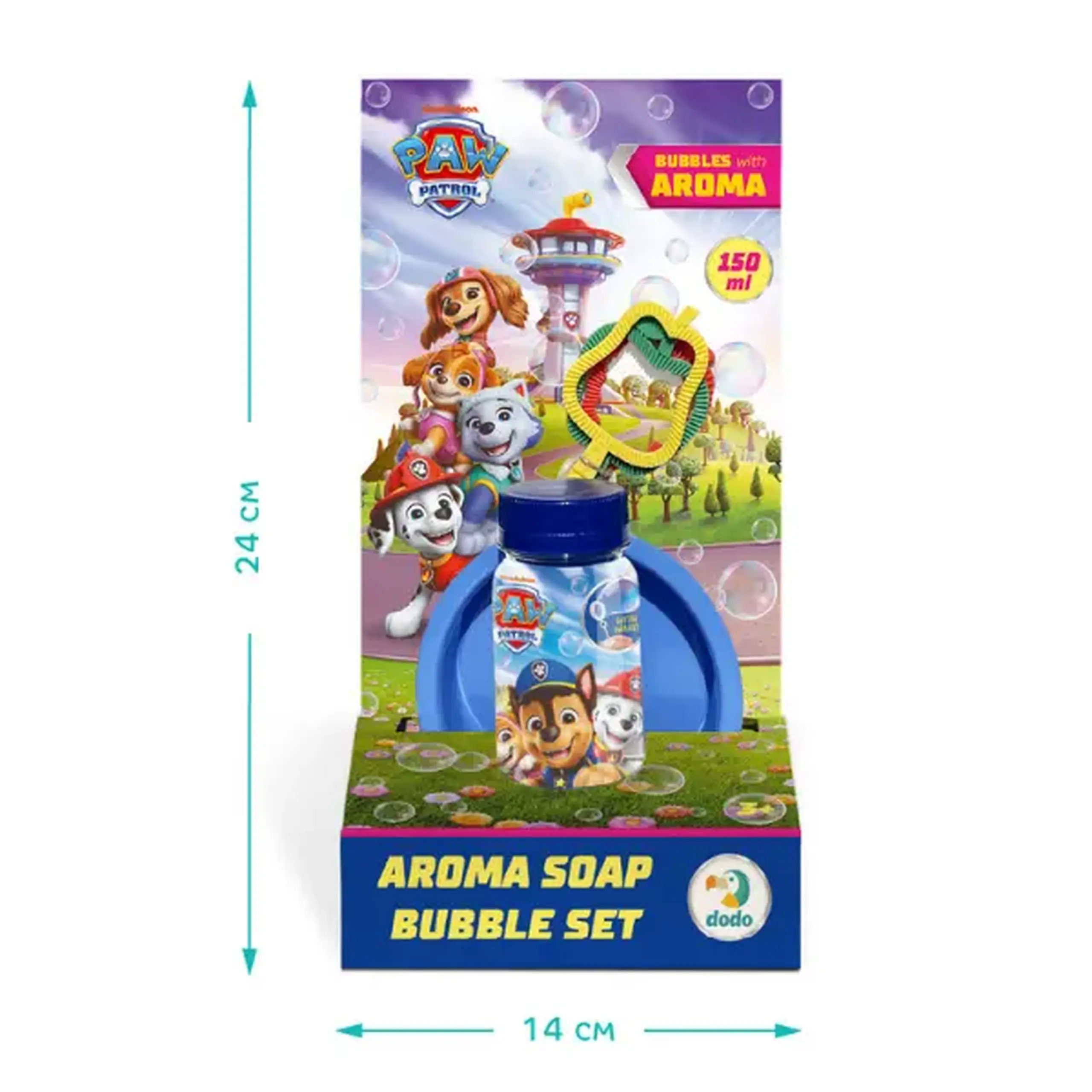 Set pentru baloane de săpun „Patrula Cățelușilor”, 150 ml