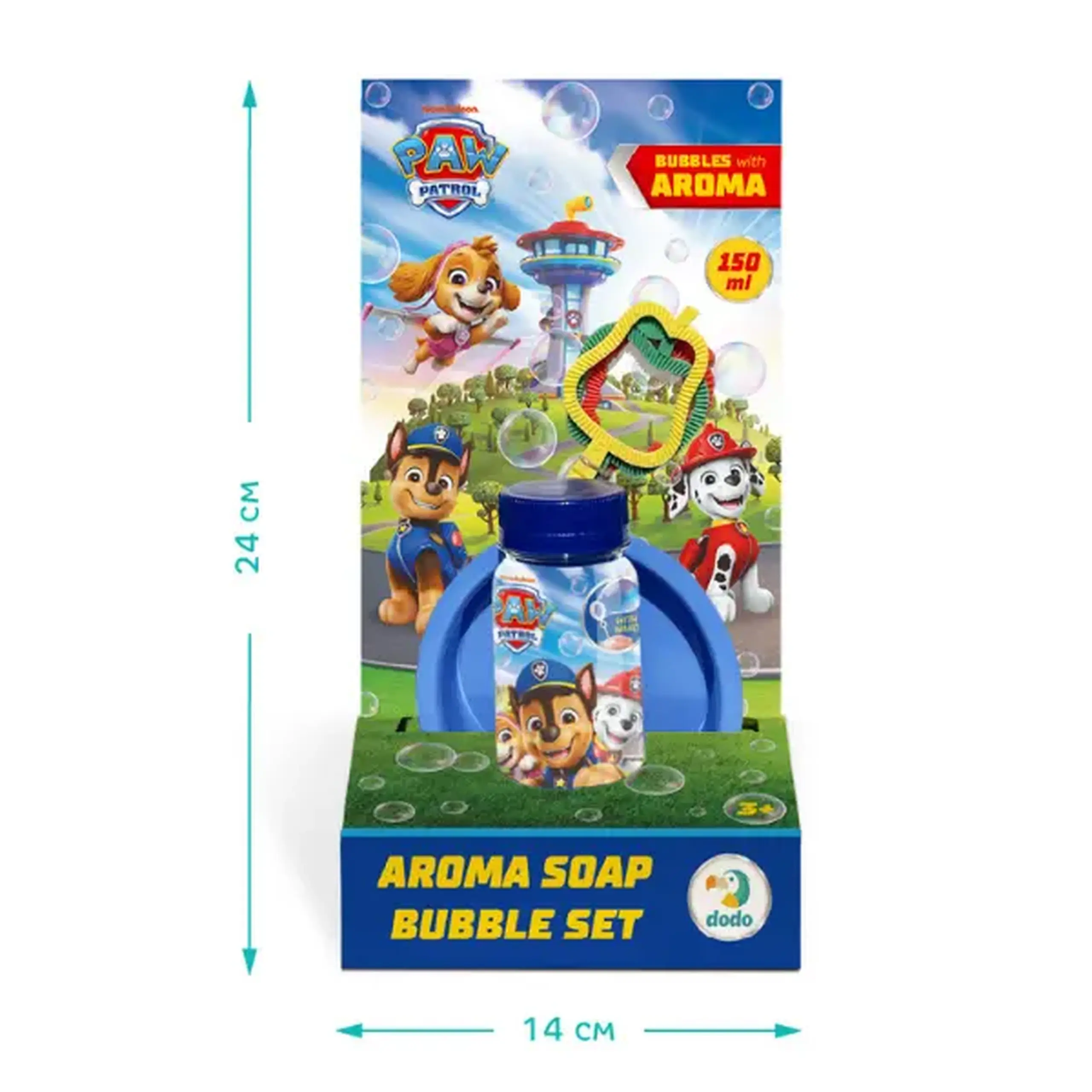Set pentru baloane de săpun „Patrula Cățelușilor”, 150 ml