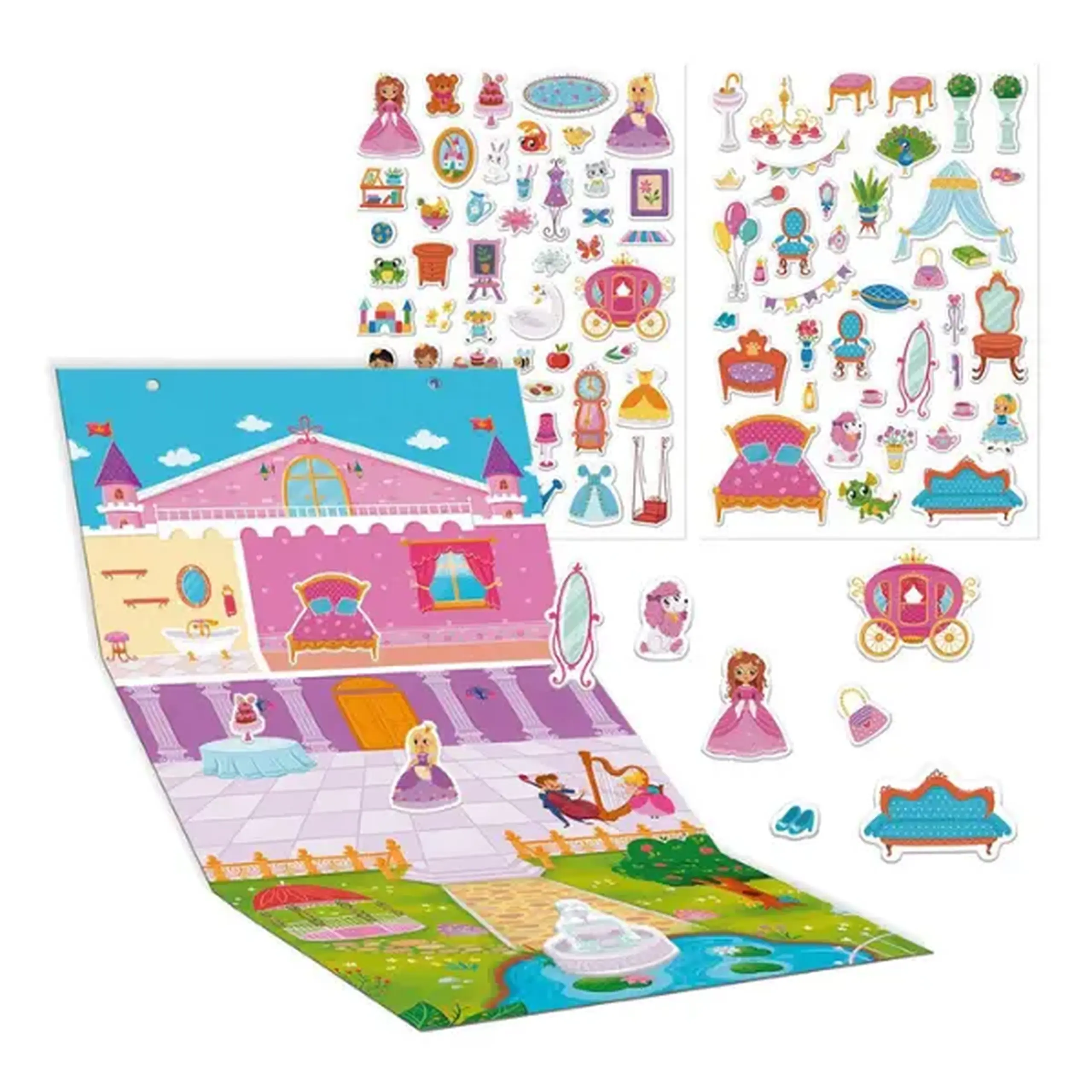 Set de joacă cu stickere Dodo „Micul meu regat”