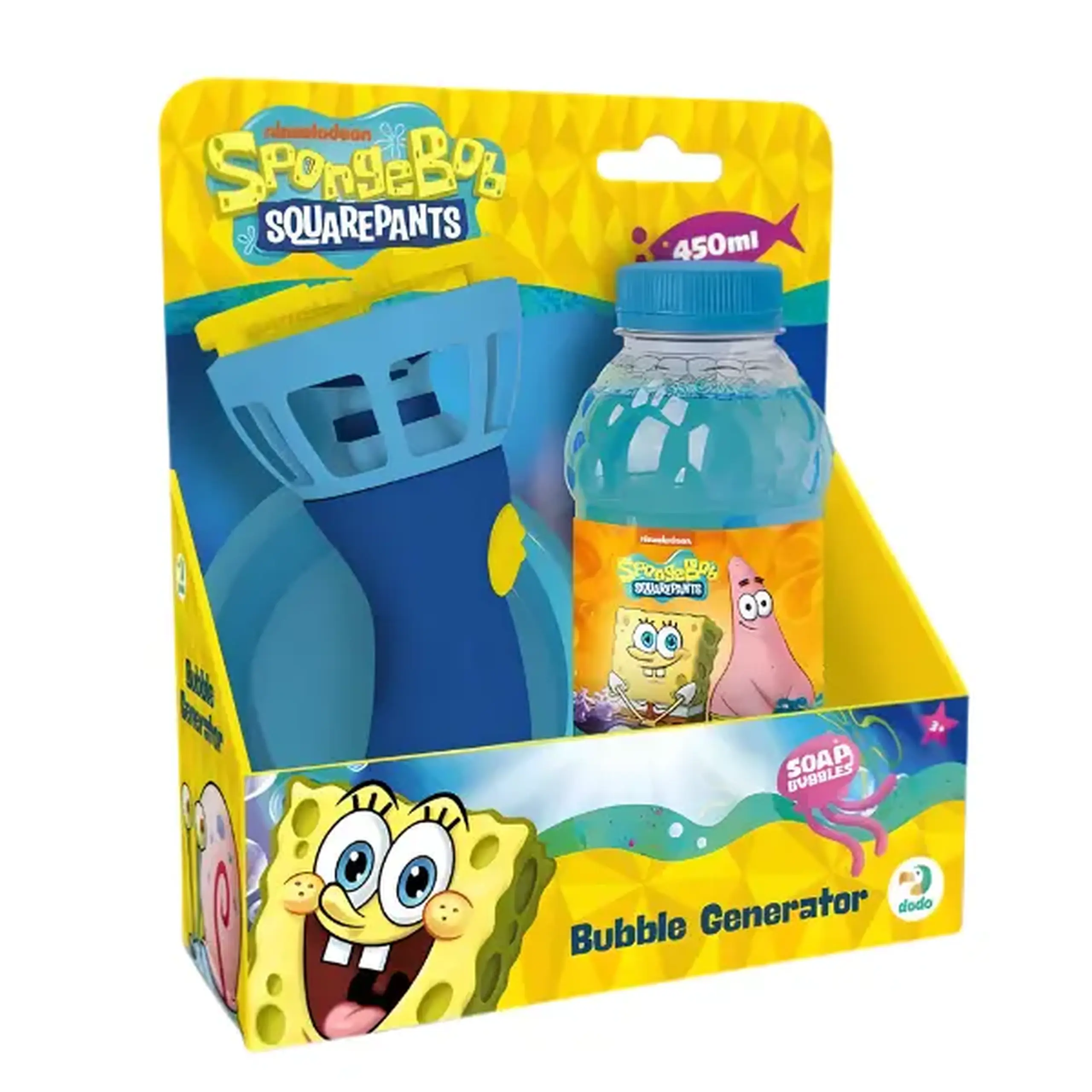 Mașină pentru baloane de săpun „SpongeBob”, 450 ml