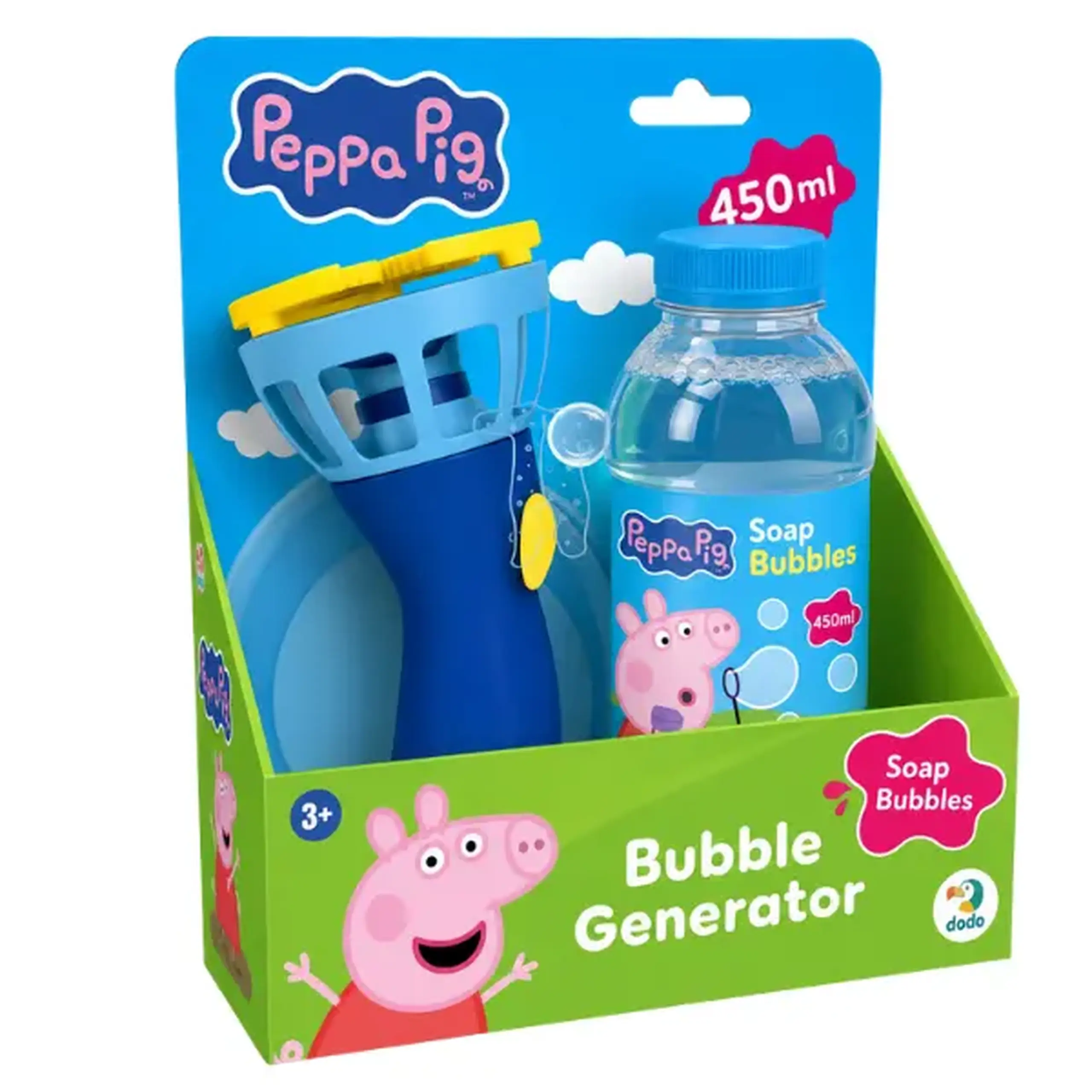 Mașină pentru baloane de săpun „Purcelușa Peppa”, 450 ml