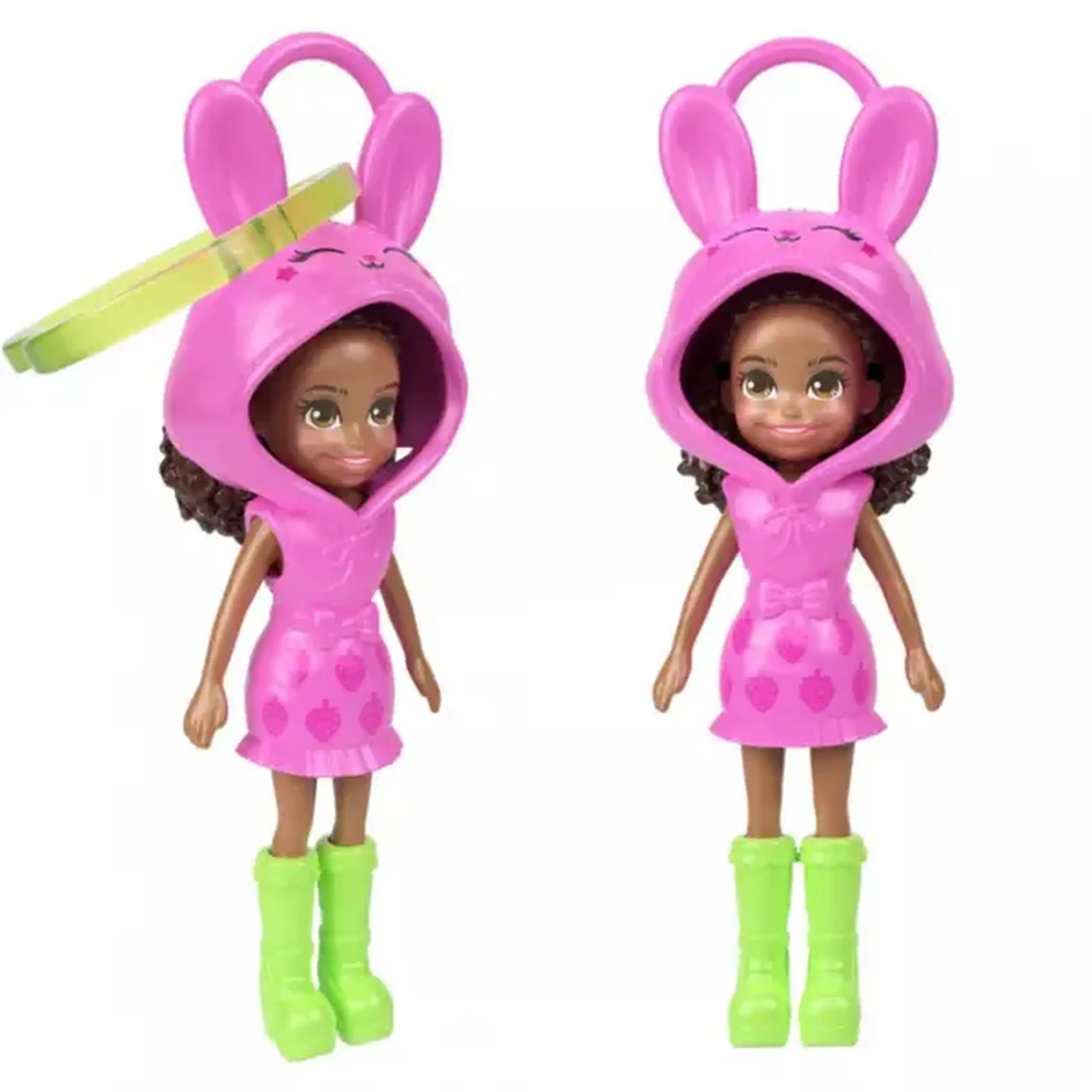 Mini păpușă Polly Pocket cu breloc, în as.