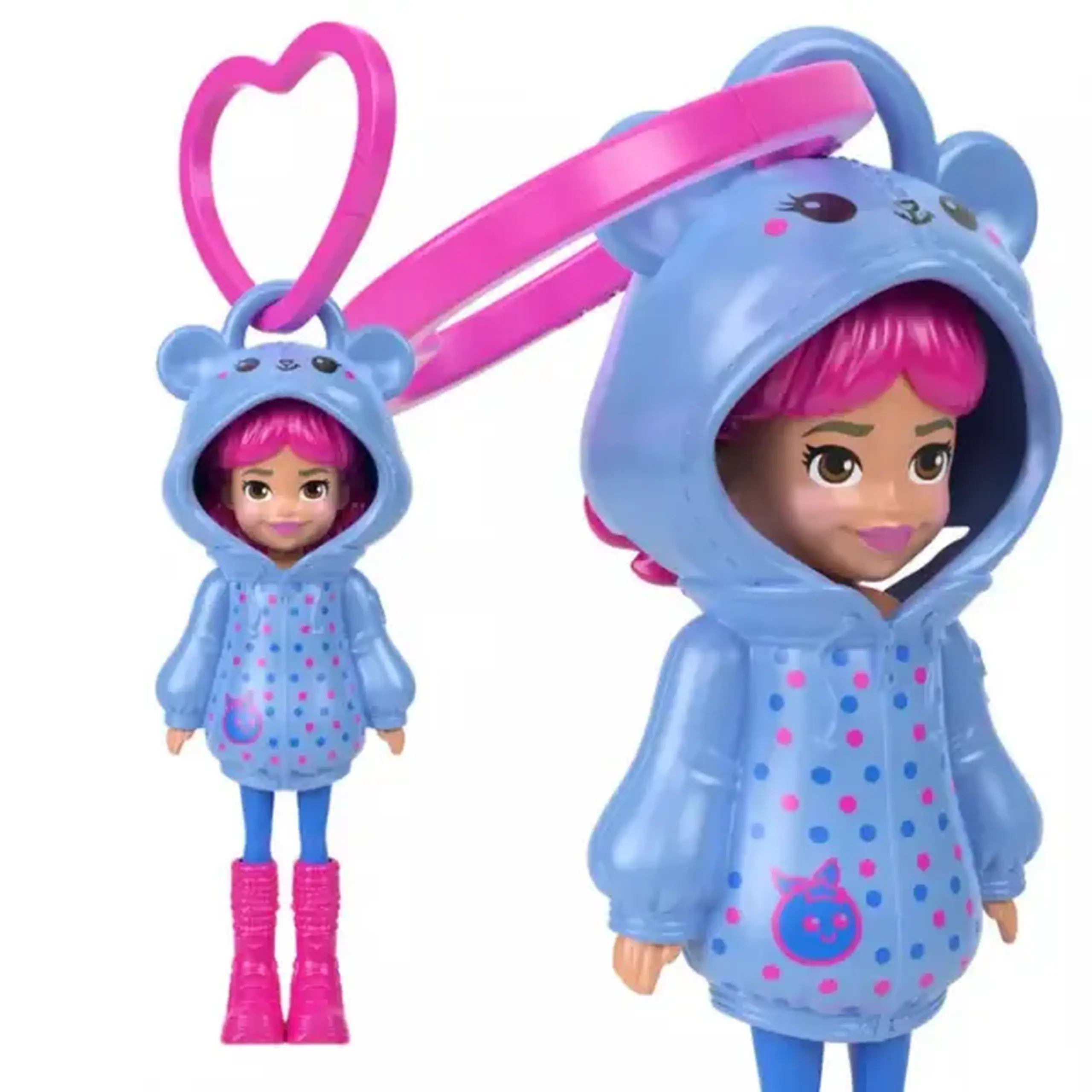 Mini păpușă Polly Pocket cu breloc, în as.