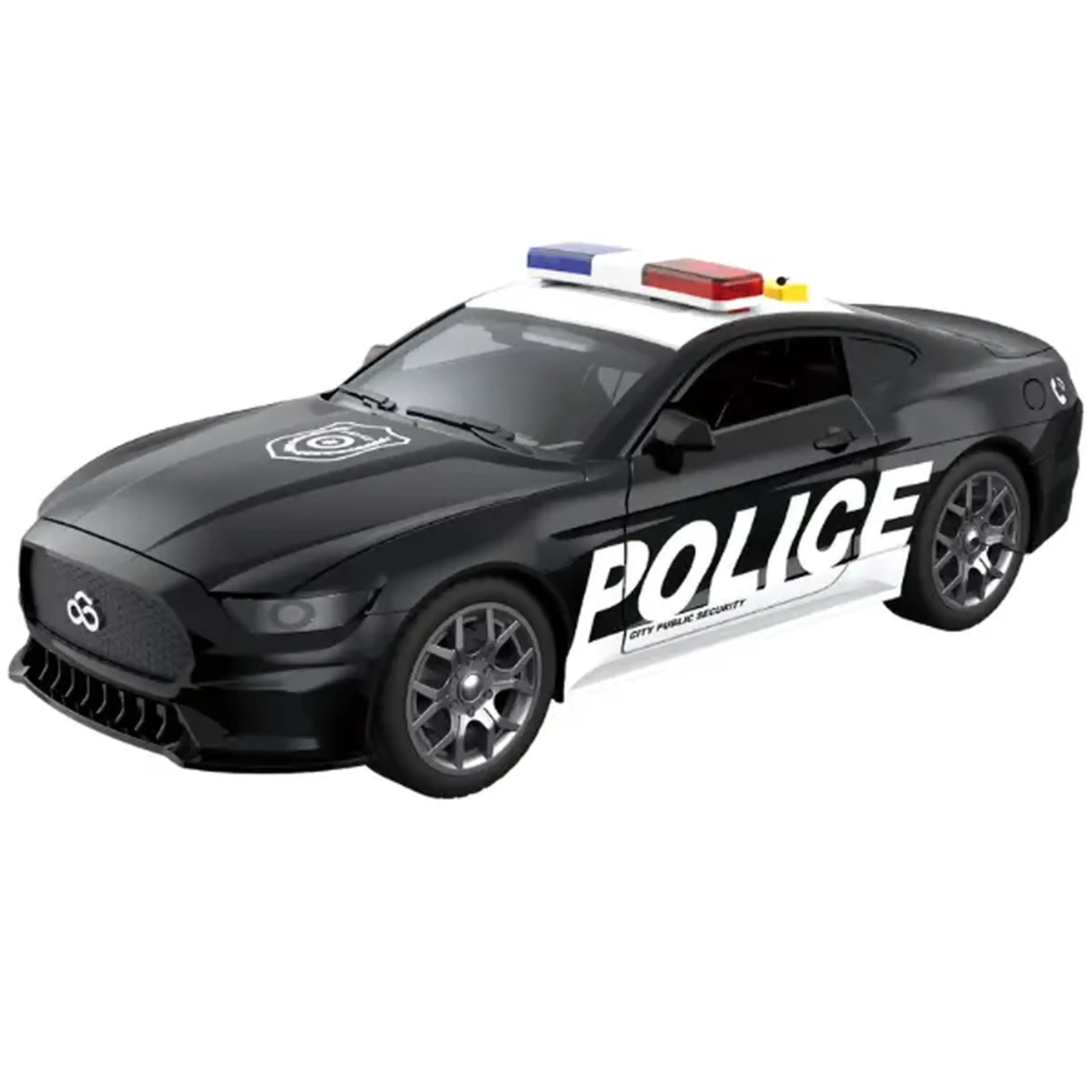 1:18 Mașină de poliție cu inerție (lumină / sunet)
