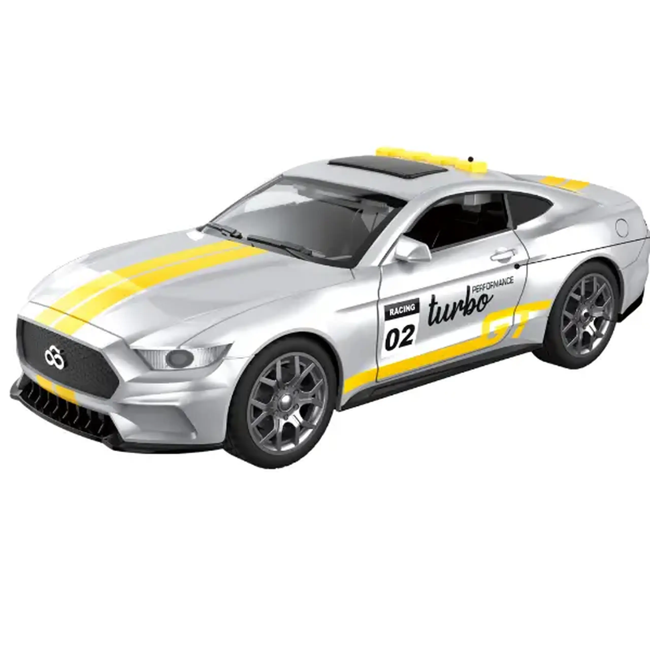 1:18 Mașină sport cu inerție (lumină / sunet), sură