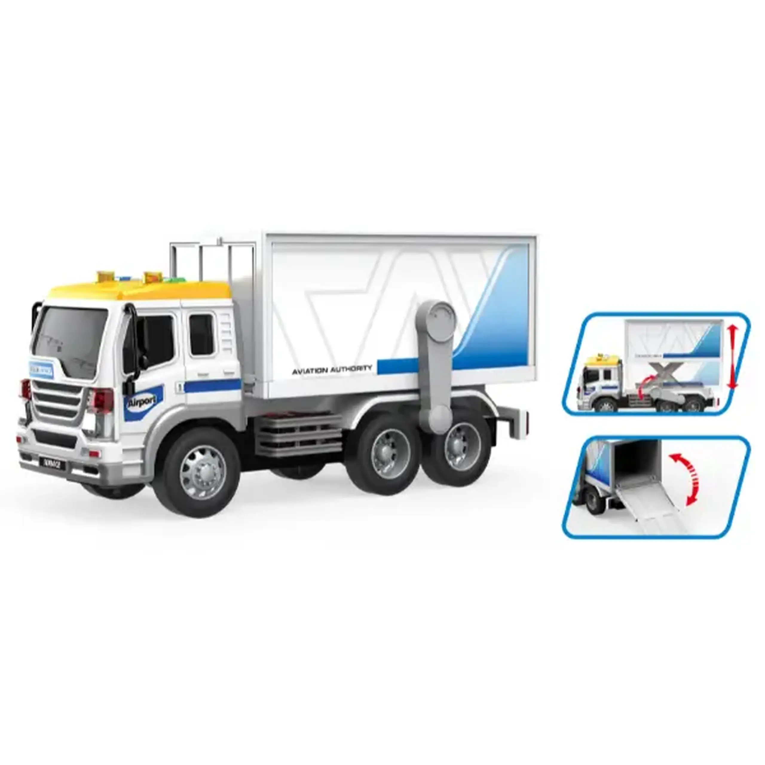 1:16 Vehicul de serviciu aeroportuar cu fricțiune (lumini /sunete)