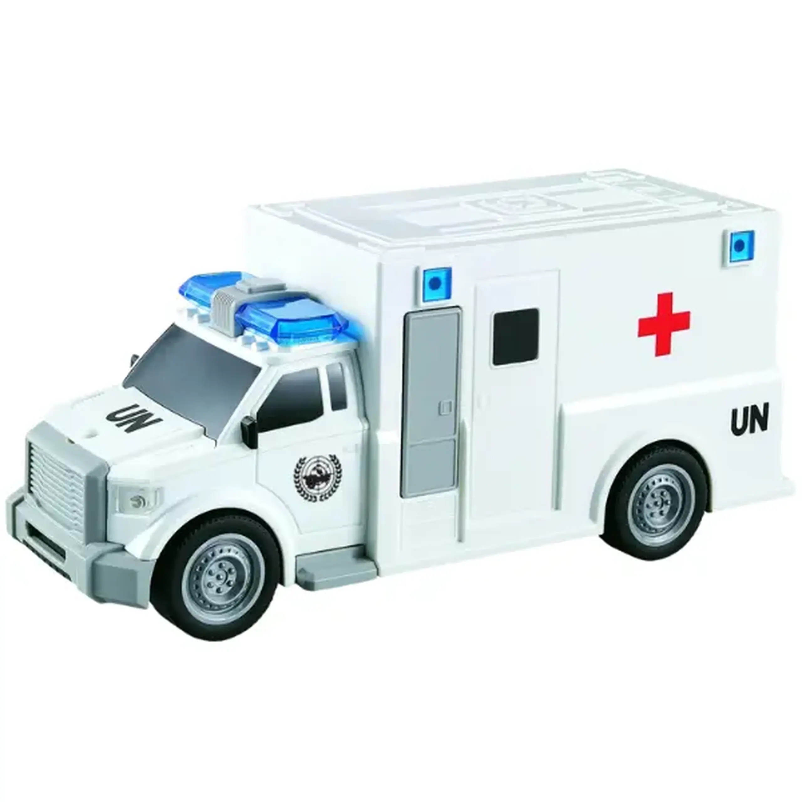 1:20 Ambulanță cu fricțiune (lumini / sunete)