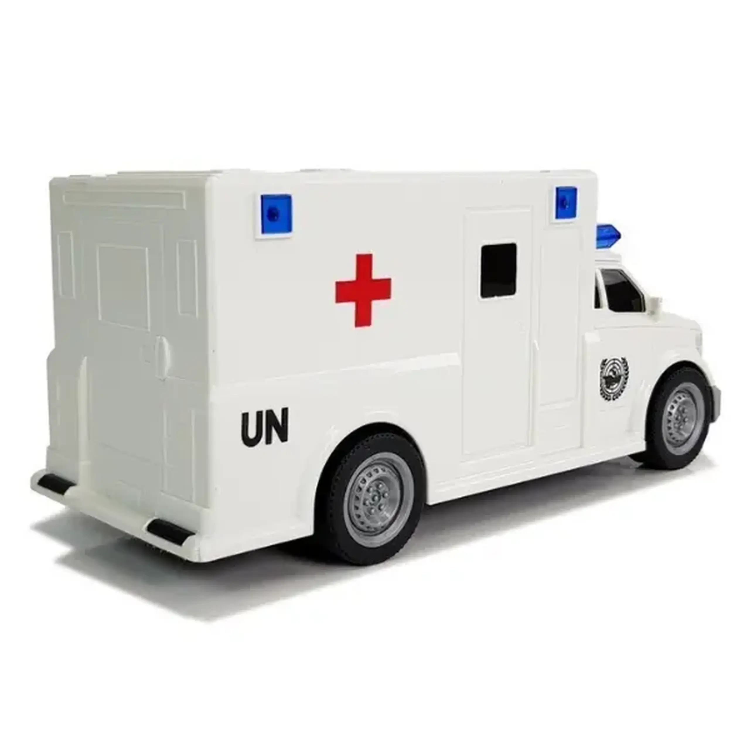1:20 Ambulanță cu fricțiune (lumini / sunete)
