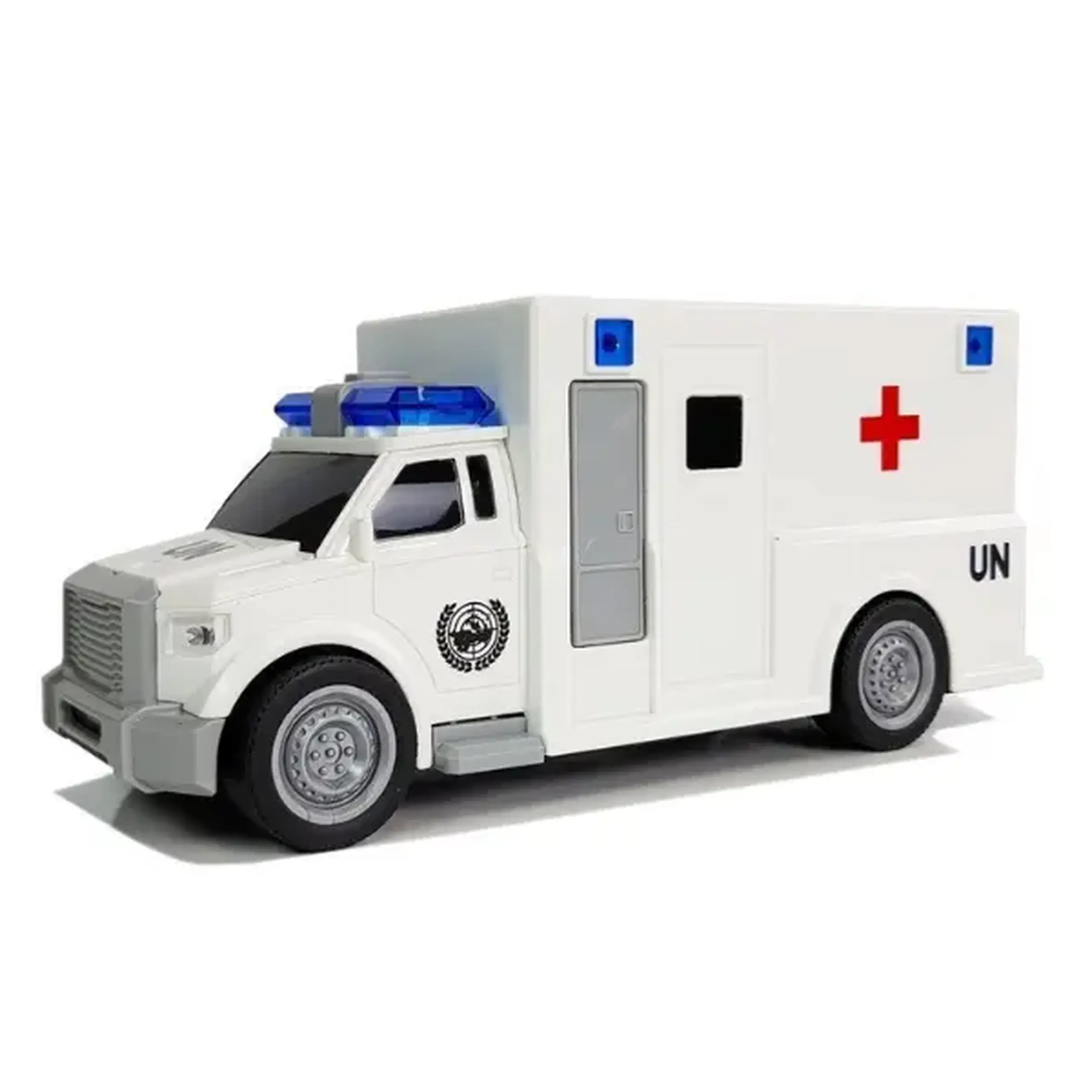 1:20 Ambulanță cu fricțiune (lumini / sunete)