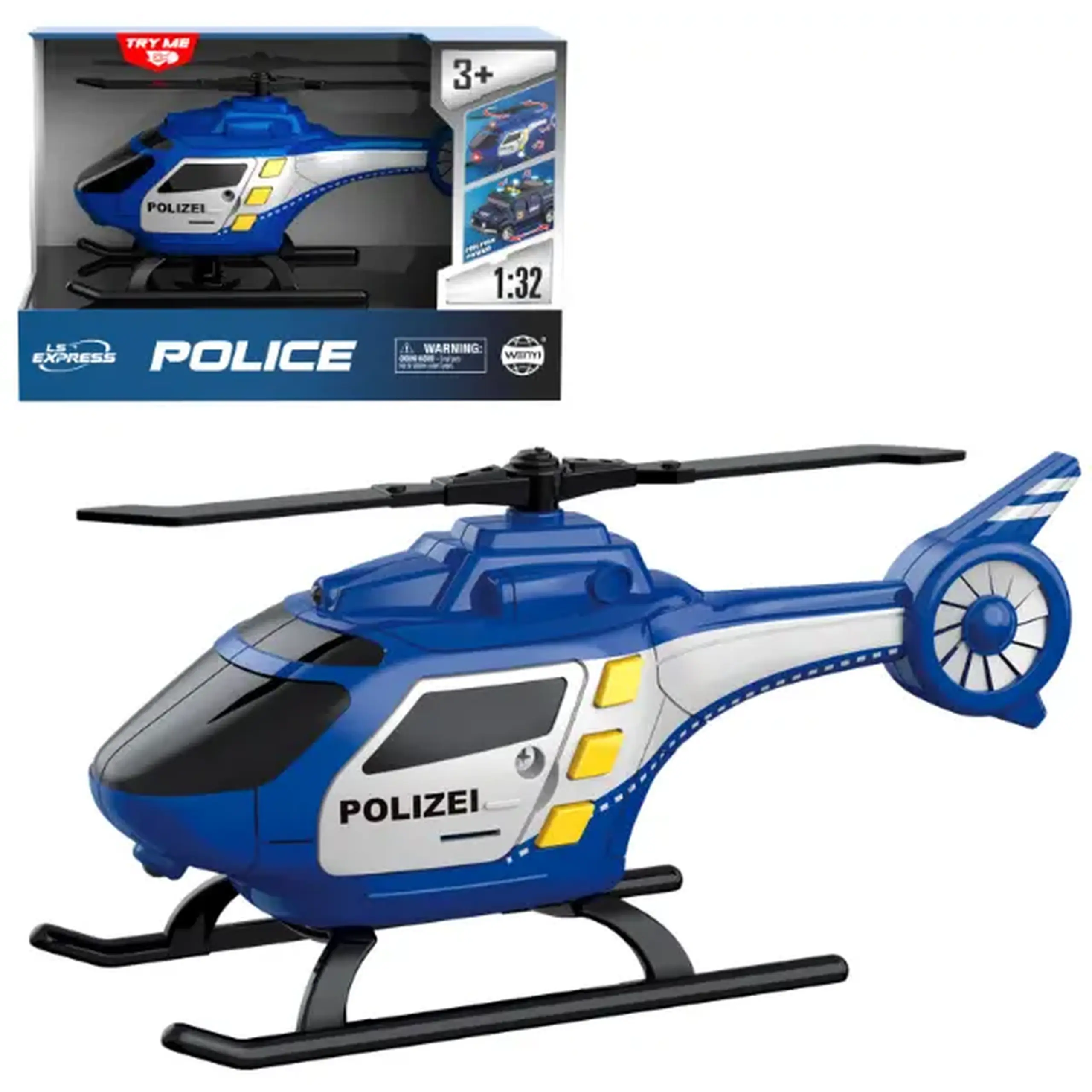 1:32 Elicopter de poliție (lumini /sunete)