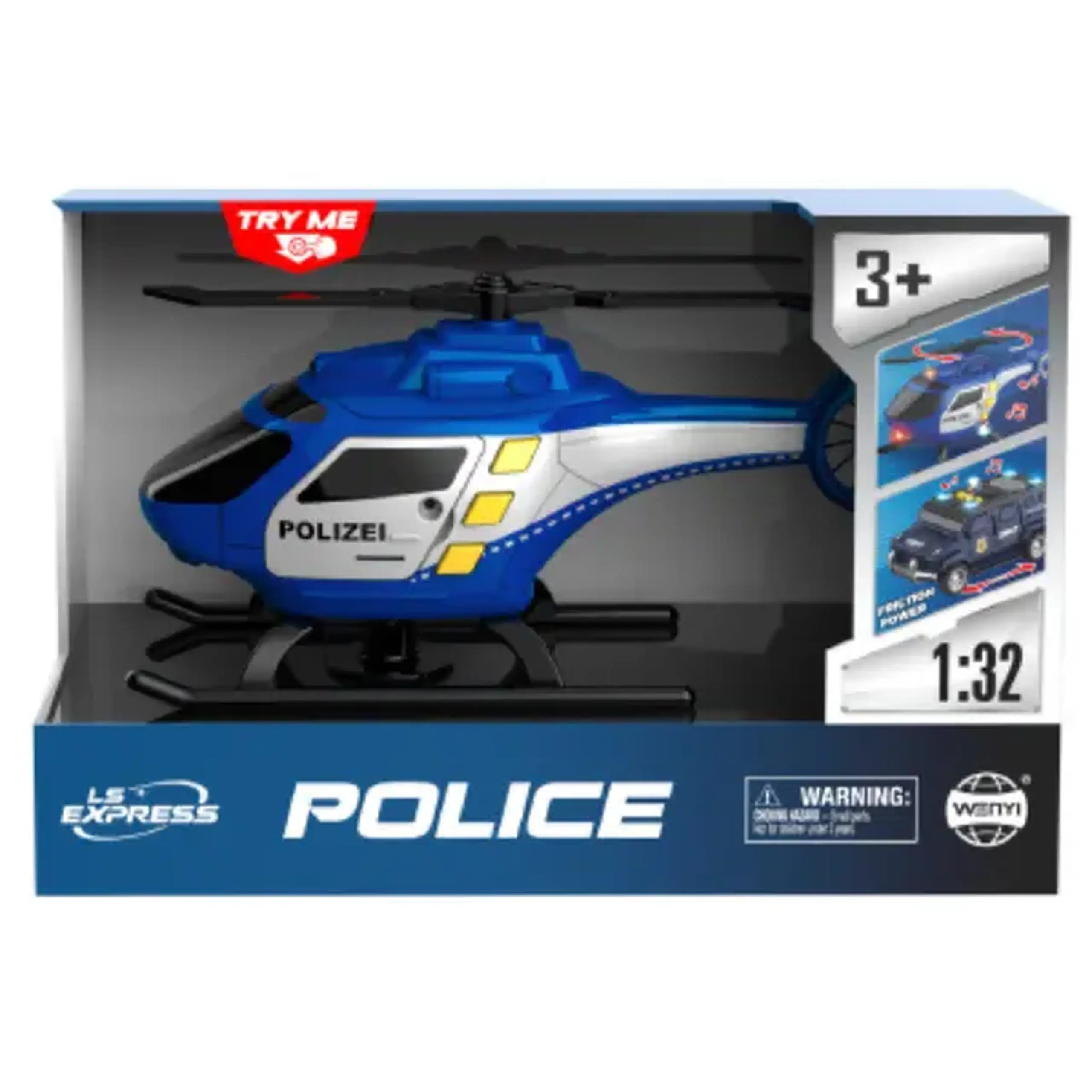 1:32 Elicopter de poliție (lumini /sunete)