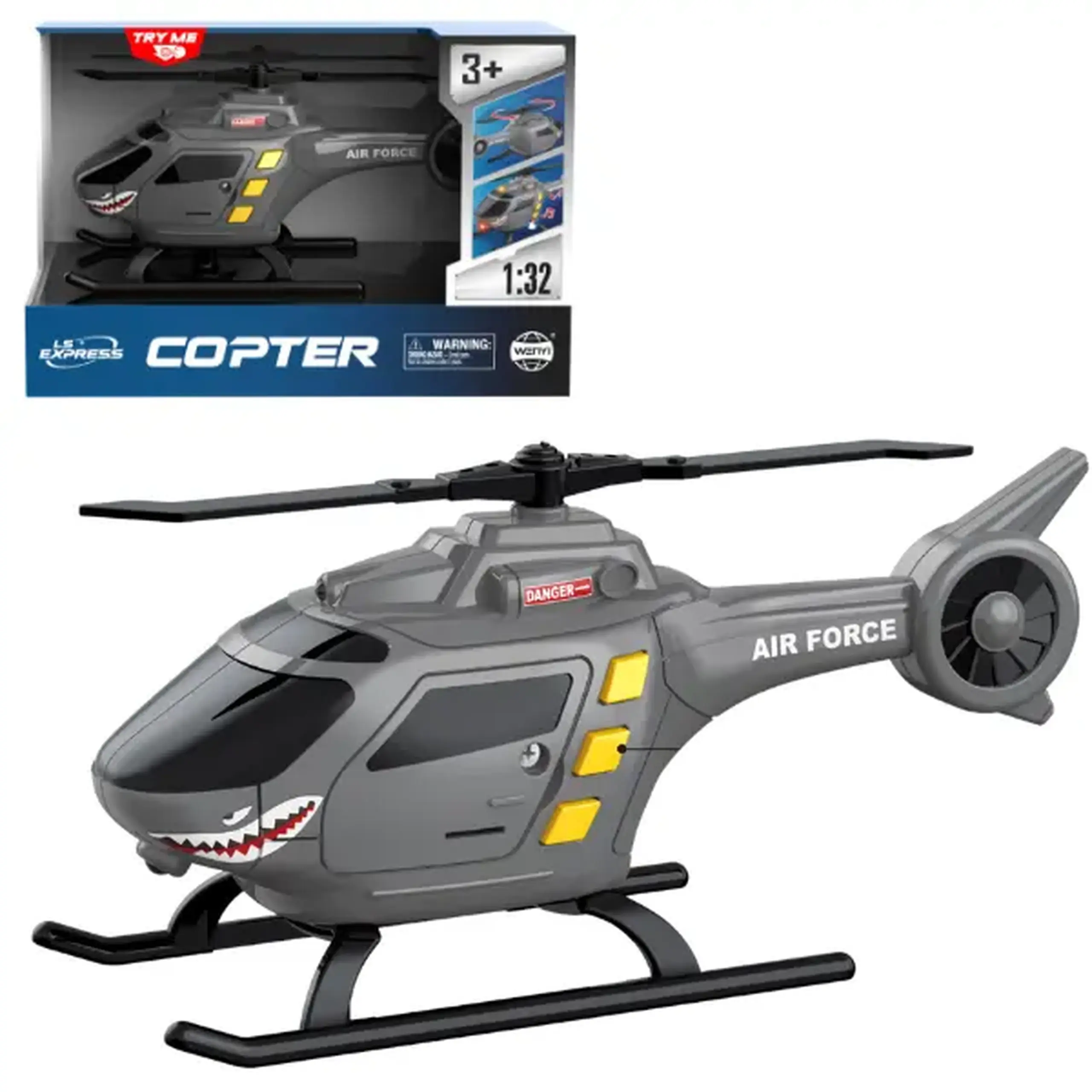 1:32 Elicopter militar (lumini /sunete)