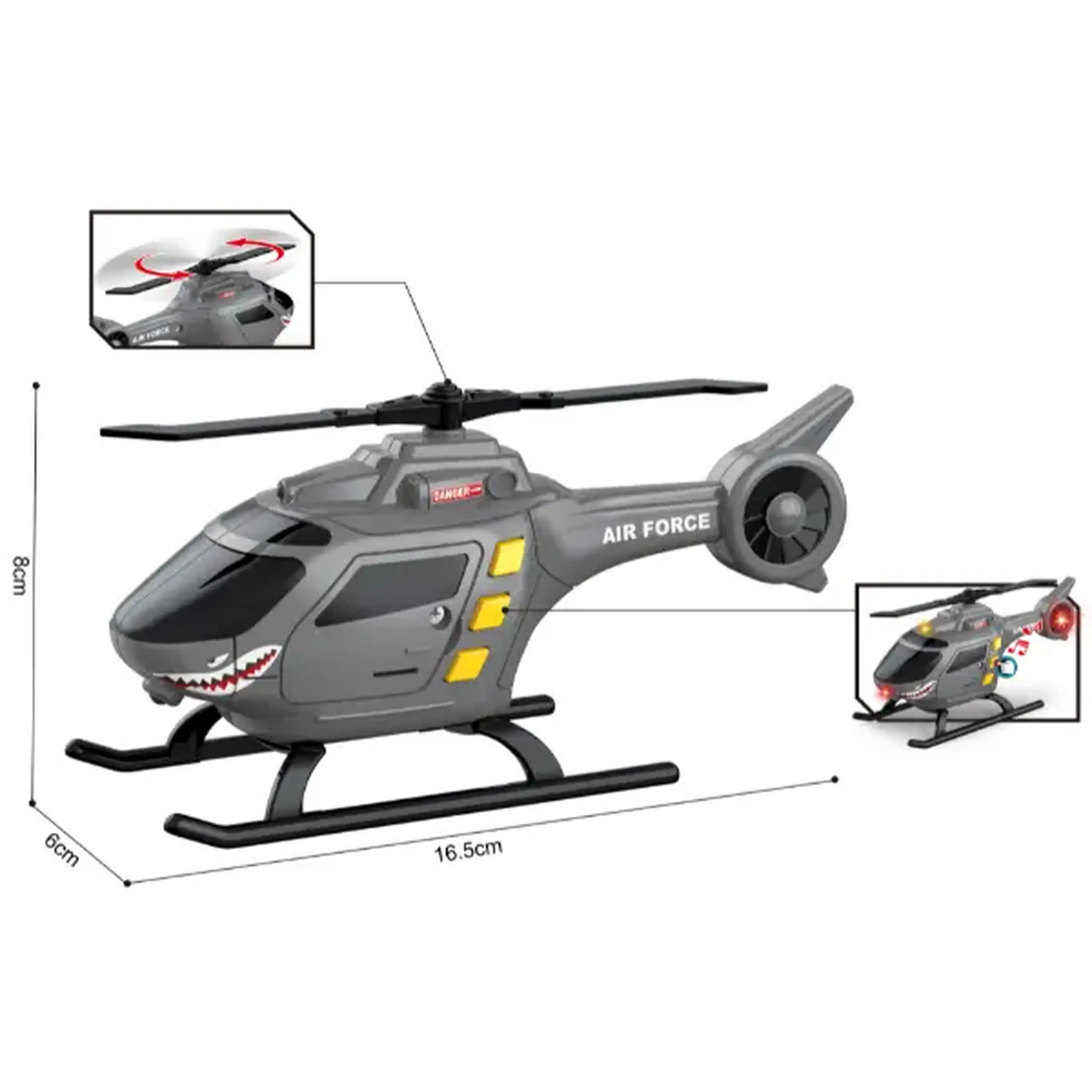 1:32 Elicopter militar (lumini /sunete)