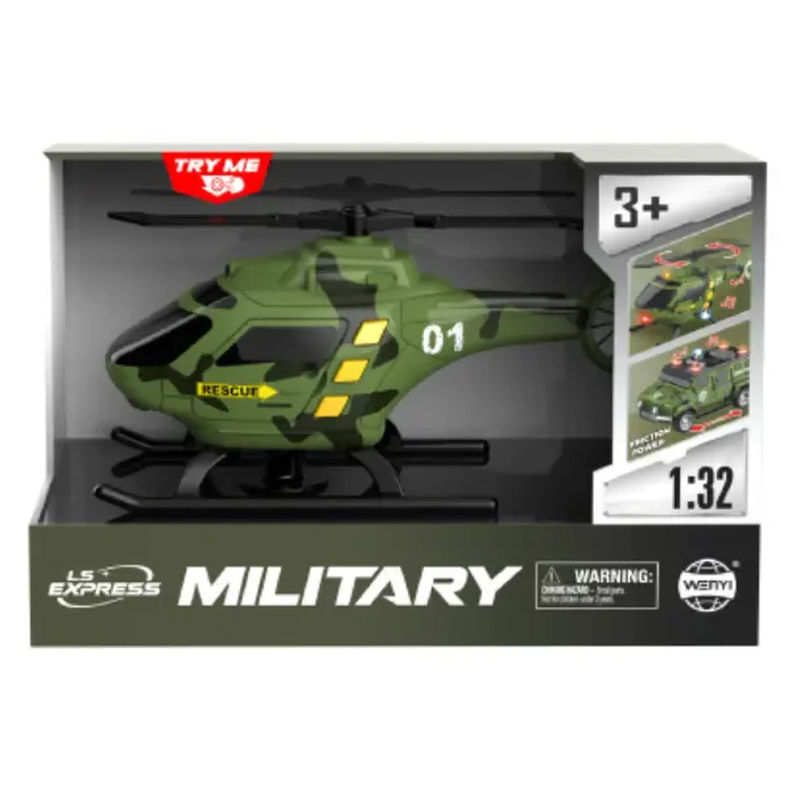 1:32 Elicopter militar de salvare (lumini /sunete)