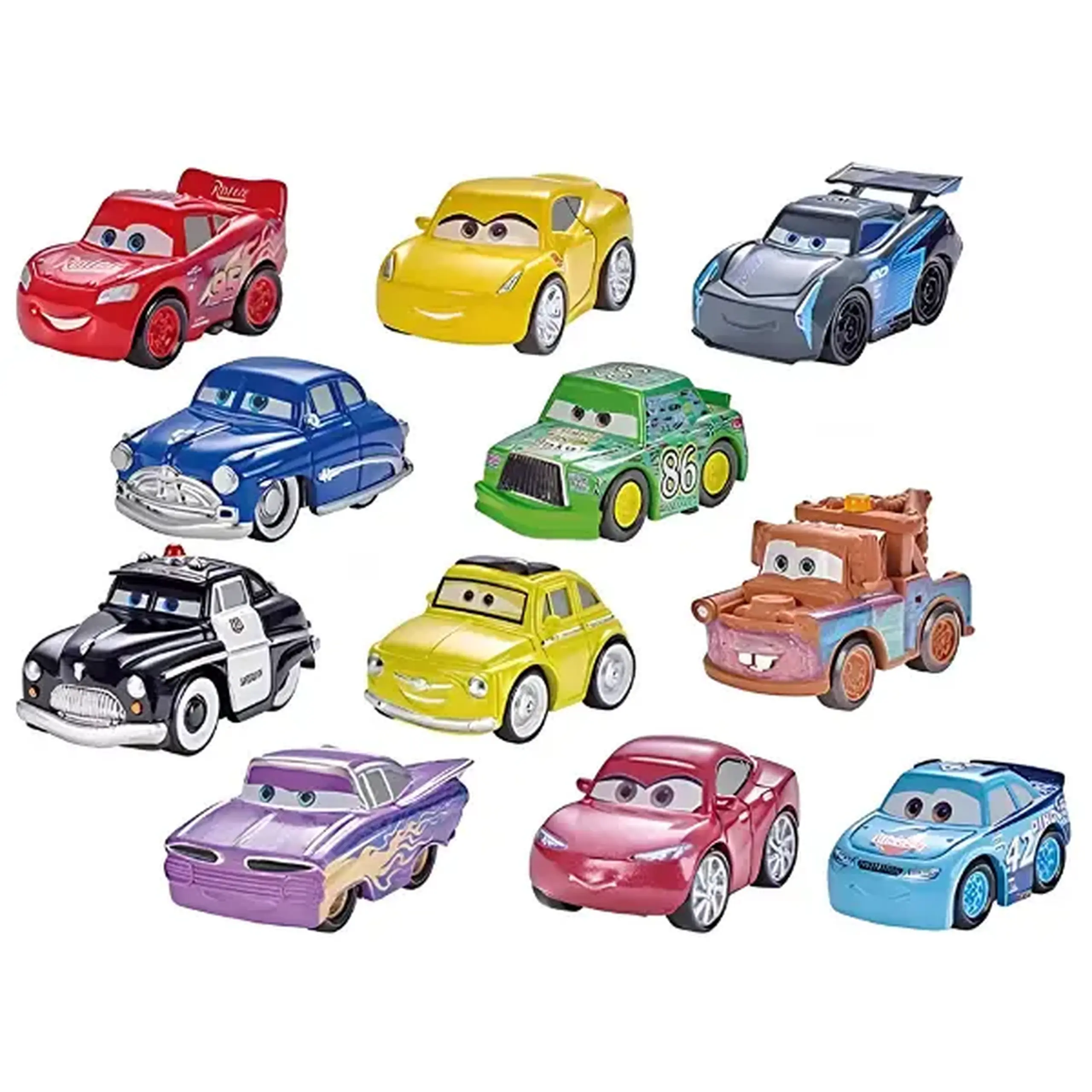 Set mașinuțe din desenul animat "Cars"
