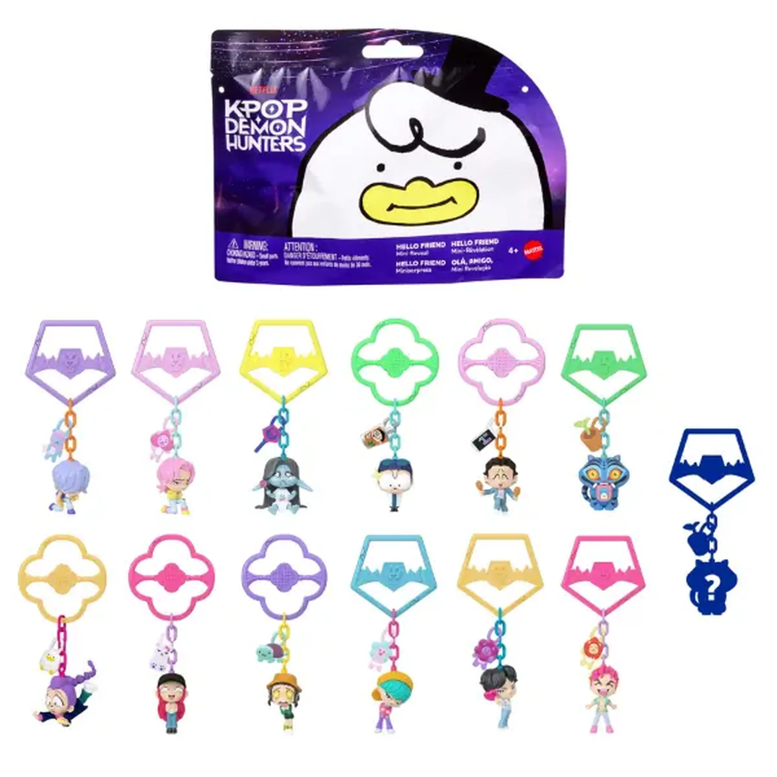 Mini-figurină breloc "Fetele Kpop la vânătoare de demoni"