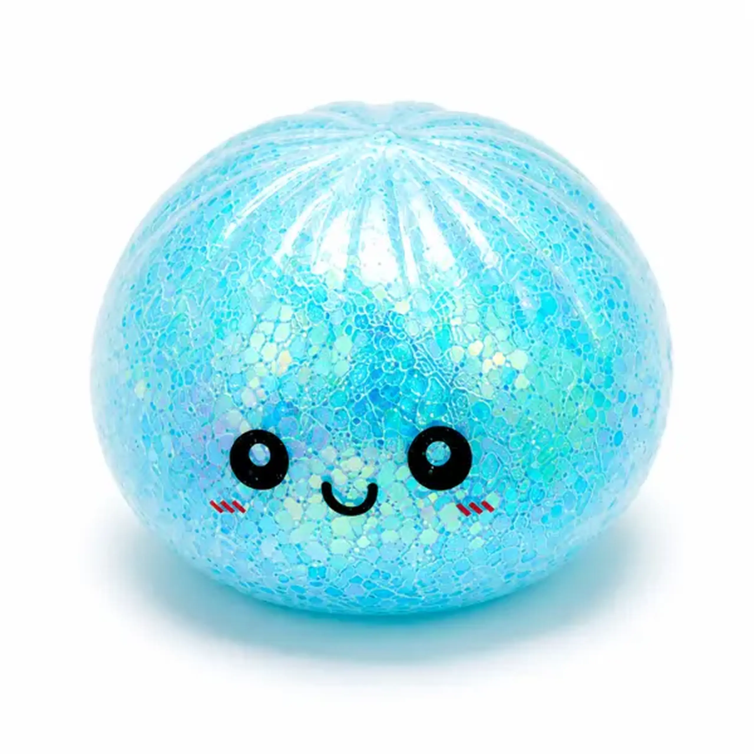 Jucărie antistres „Flippy Squishy: Dumpling”cu sclipici, 8.5 x 8.5 x 8.5 cm