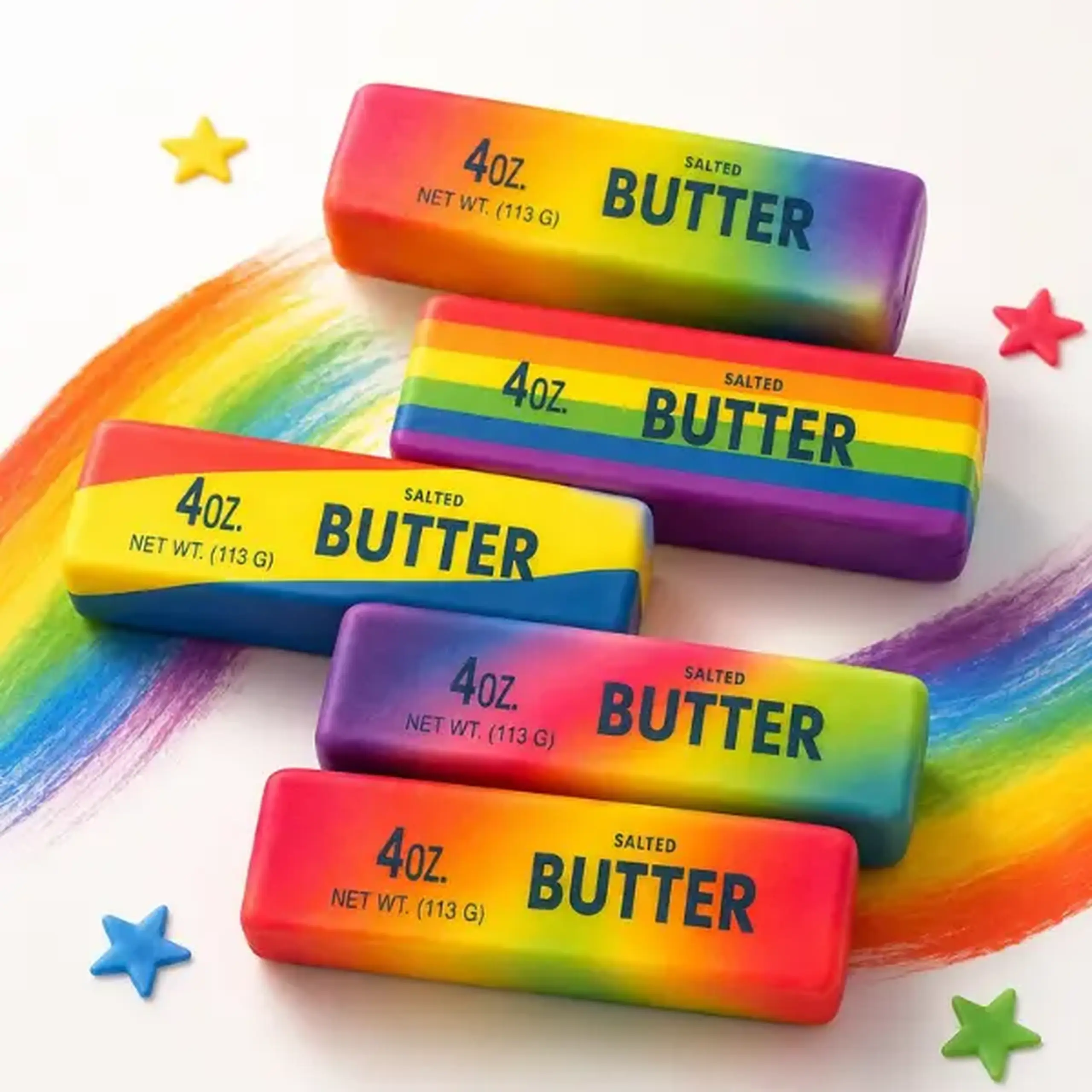 Jucărie antistres "Needoh: Butter", 14 cm, multicolor