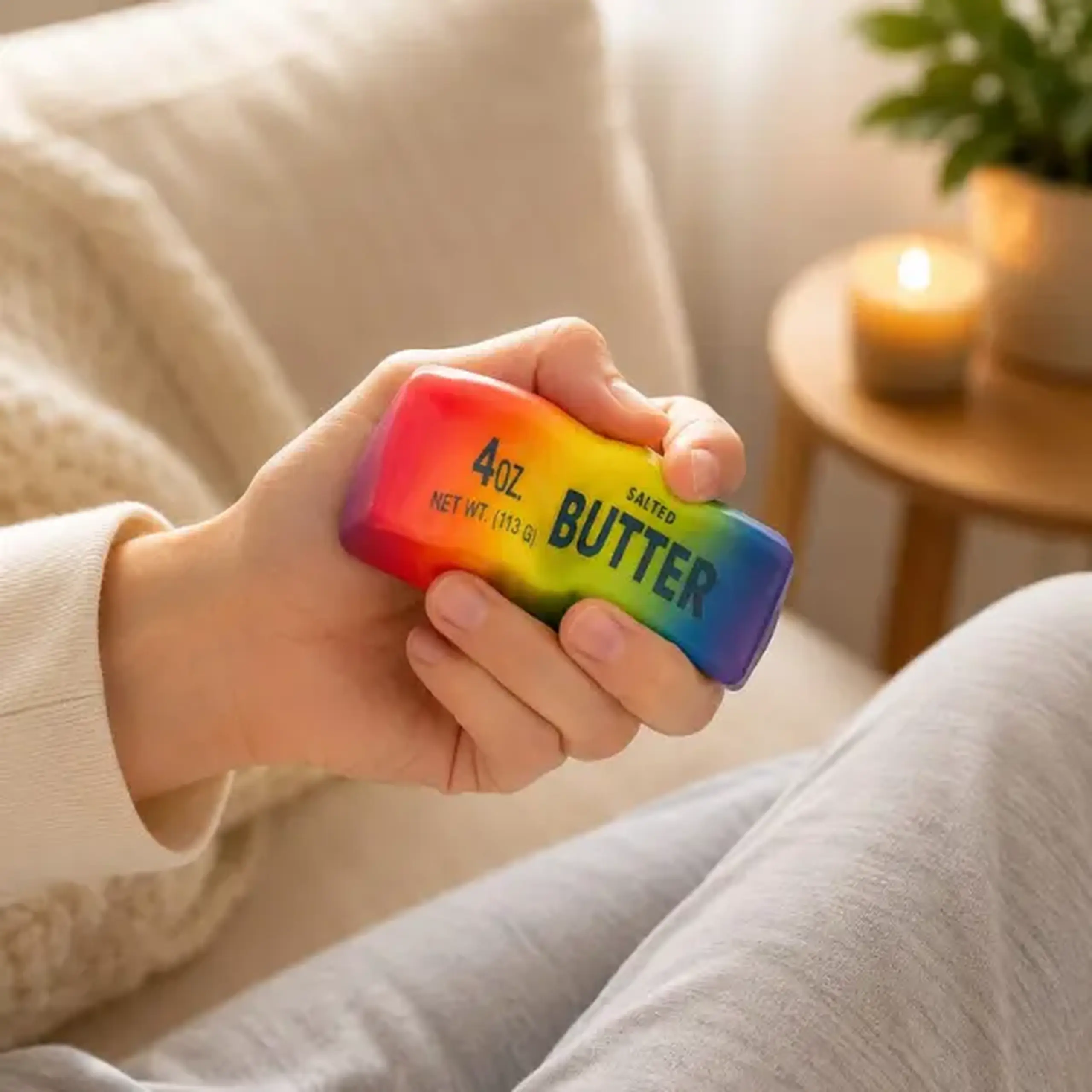 Jucărie antistres "Needoh: Butter", 14 cm, multicolor