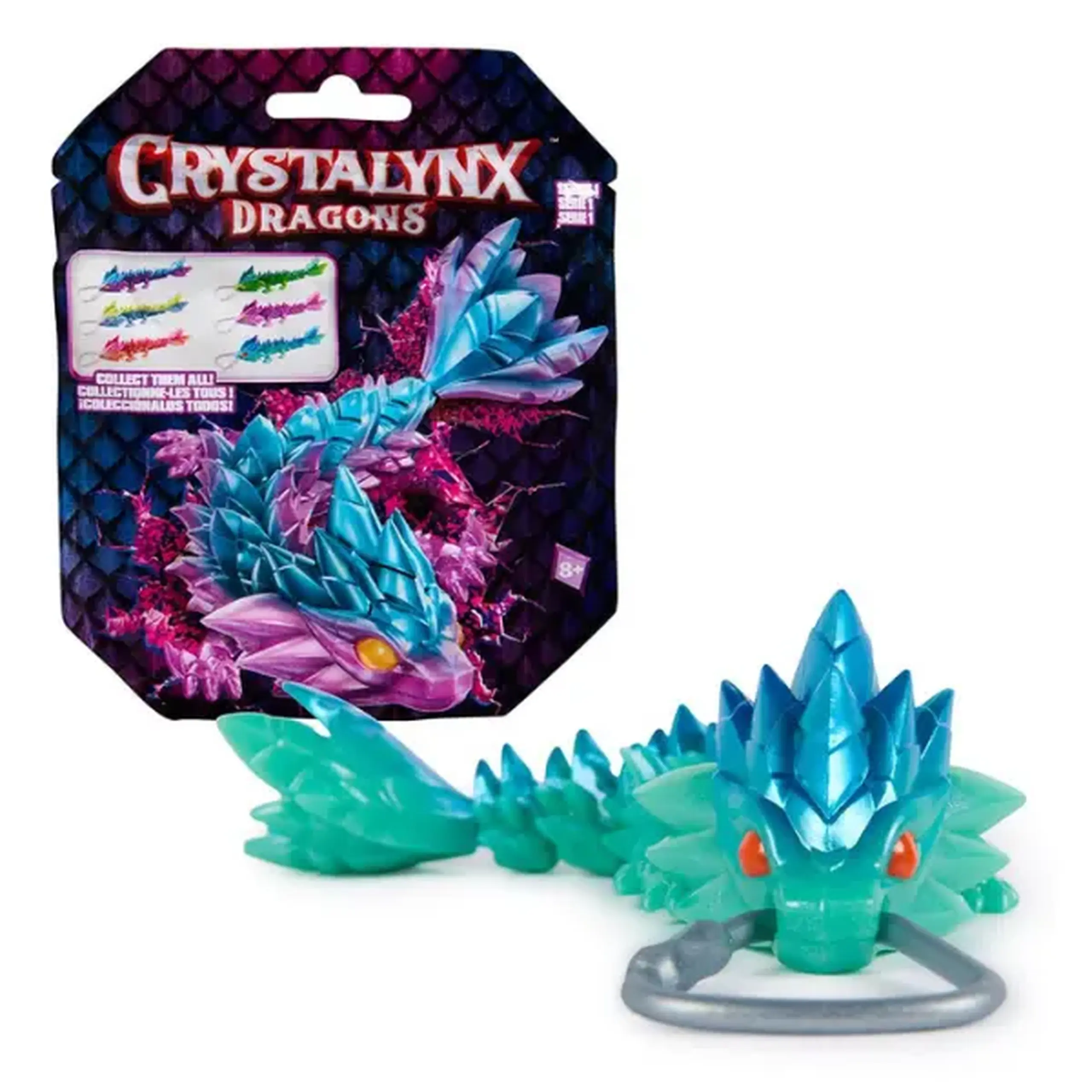 Figurină-breloc CrystaLynx „Dragon” în ou-surpriză, în ass.