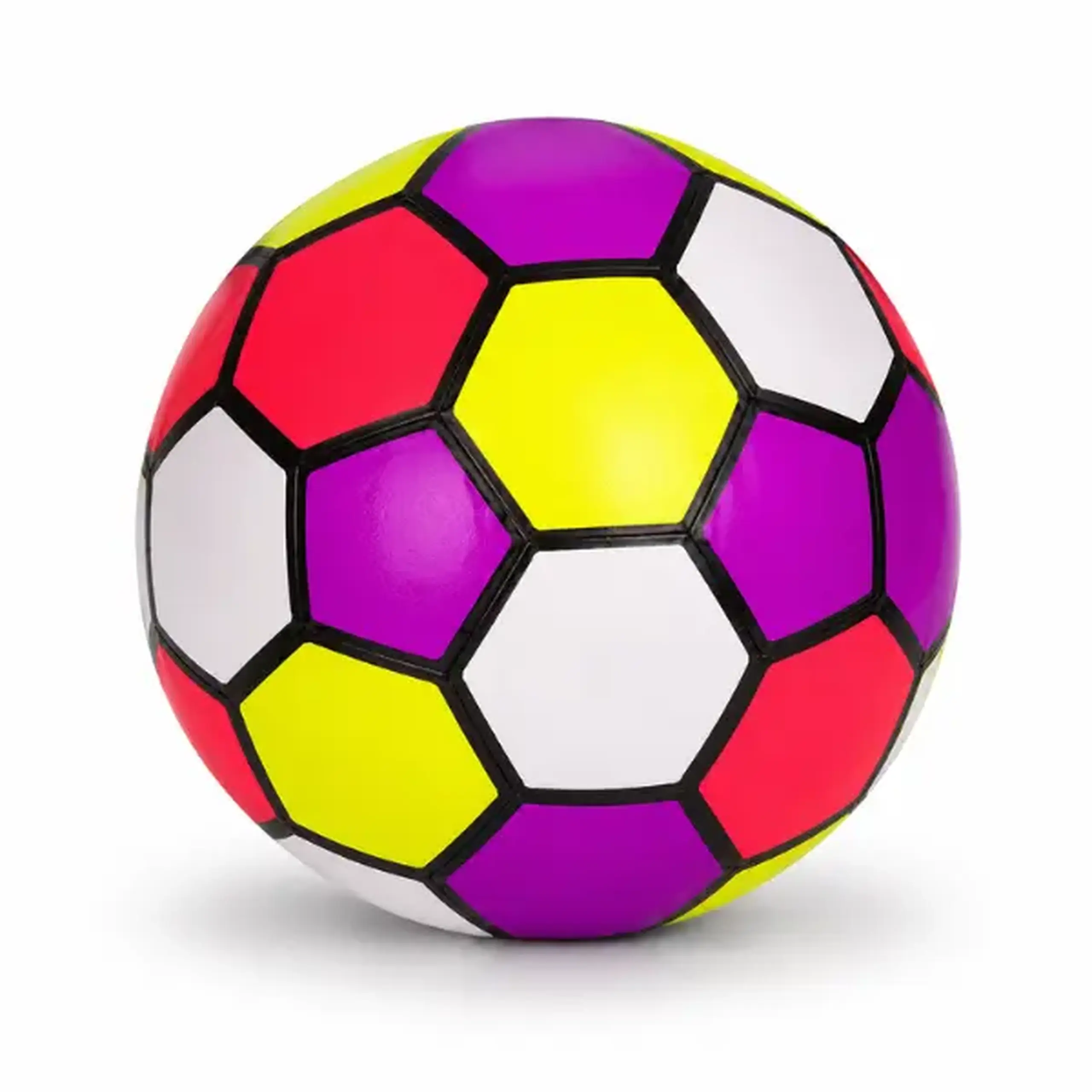 Minge din cauciuc pentru fotbal, multicoloră, 23 cm
