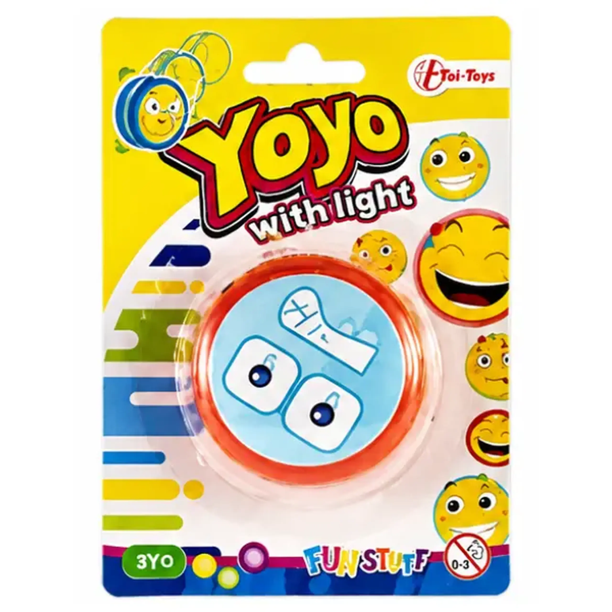 Yo-yo luminos „Emoji”, 6 modele