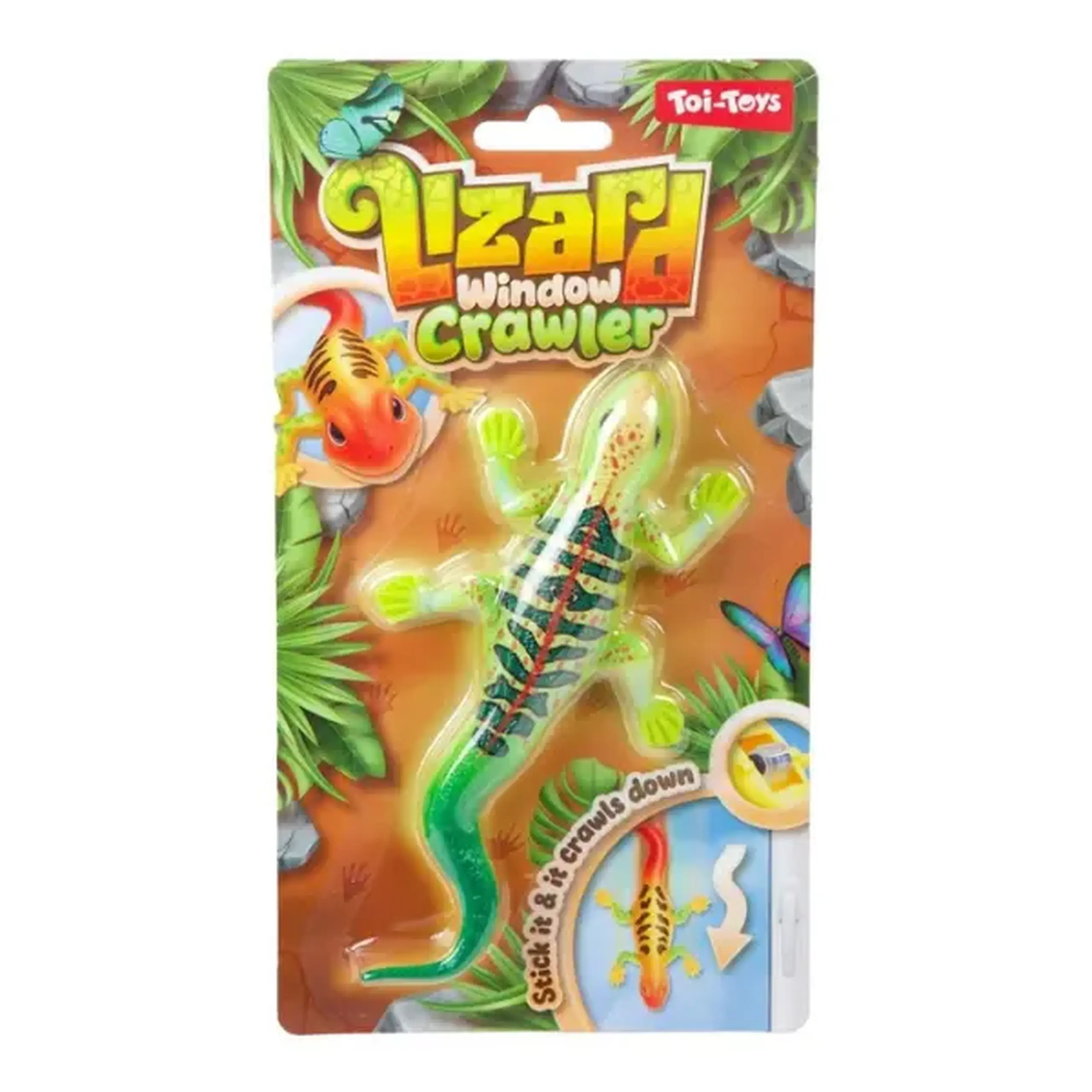 Jucărie pentru geam „Șopârlă”, 15 cm, 6 modele