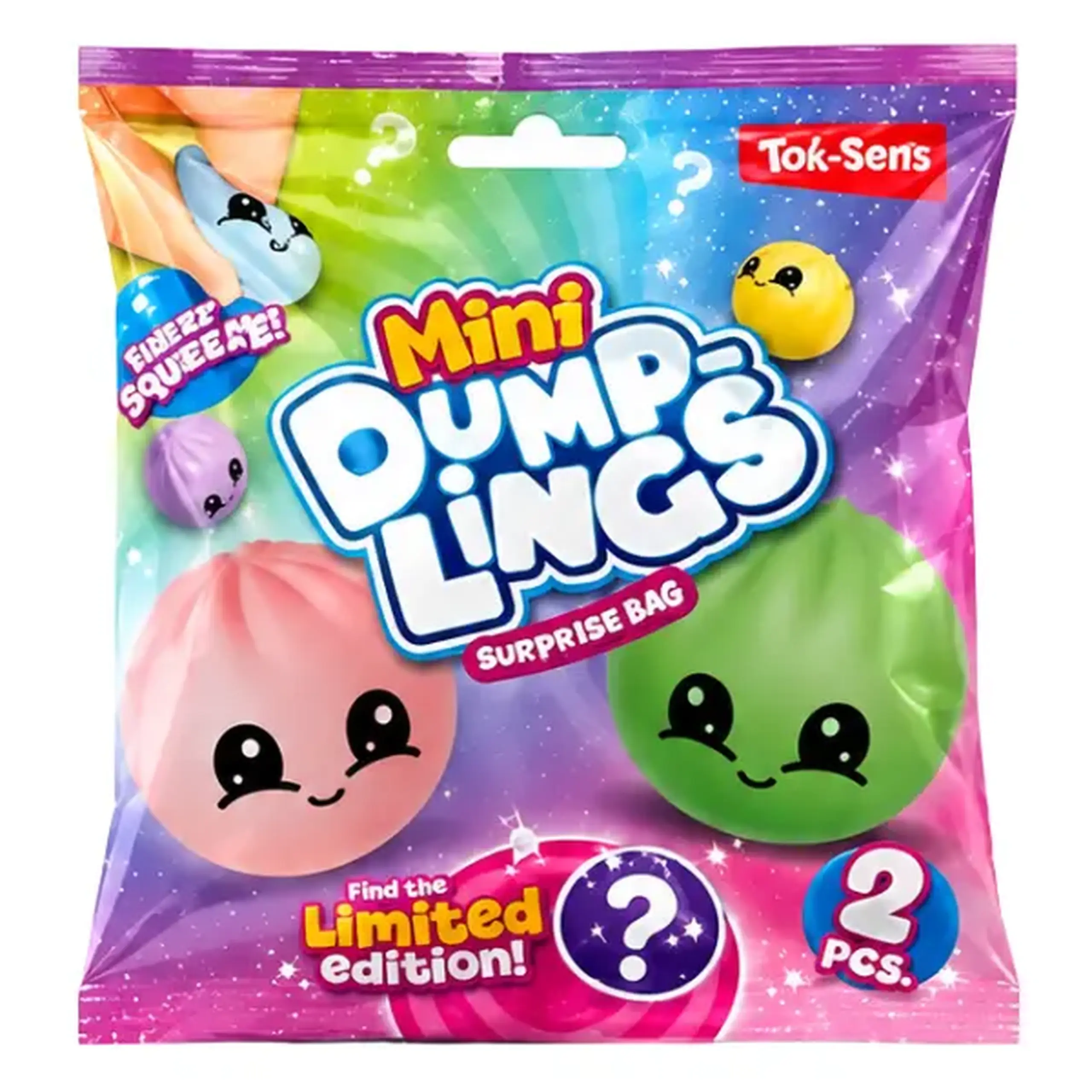 Jucărie antistres Mini Dumplings, 2 buc., 3,5 cm