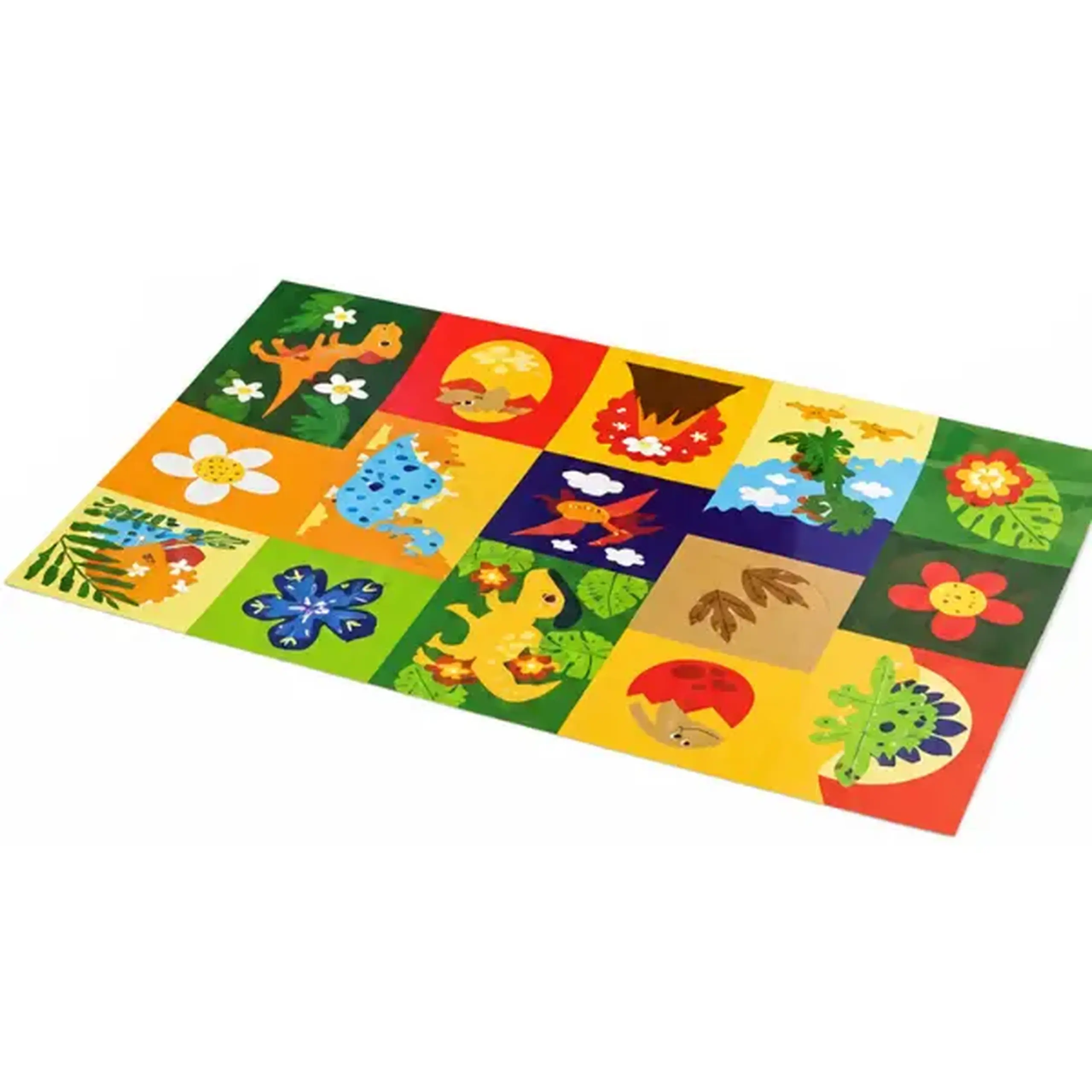 Set creativ "Dinozauri" cu carte de colorat, stickere și creioane cerate