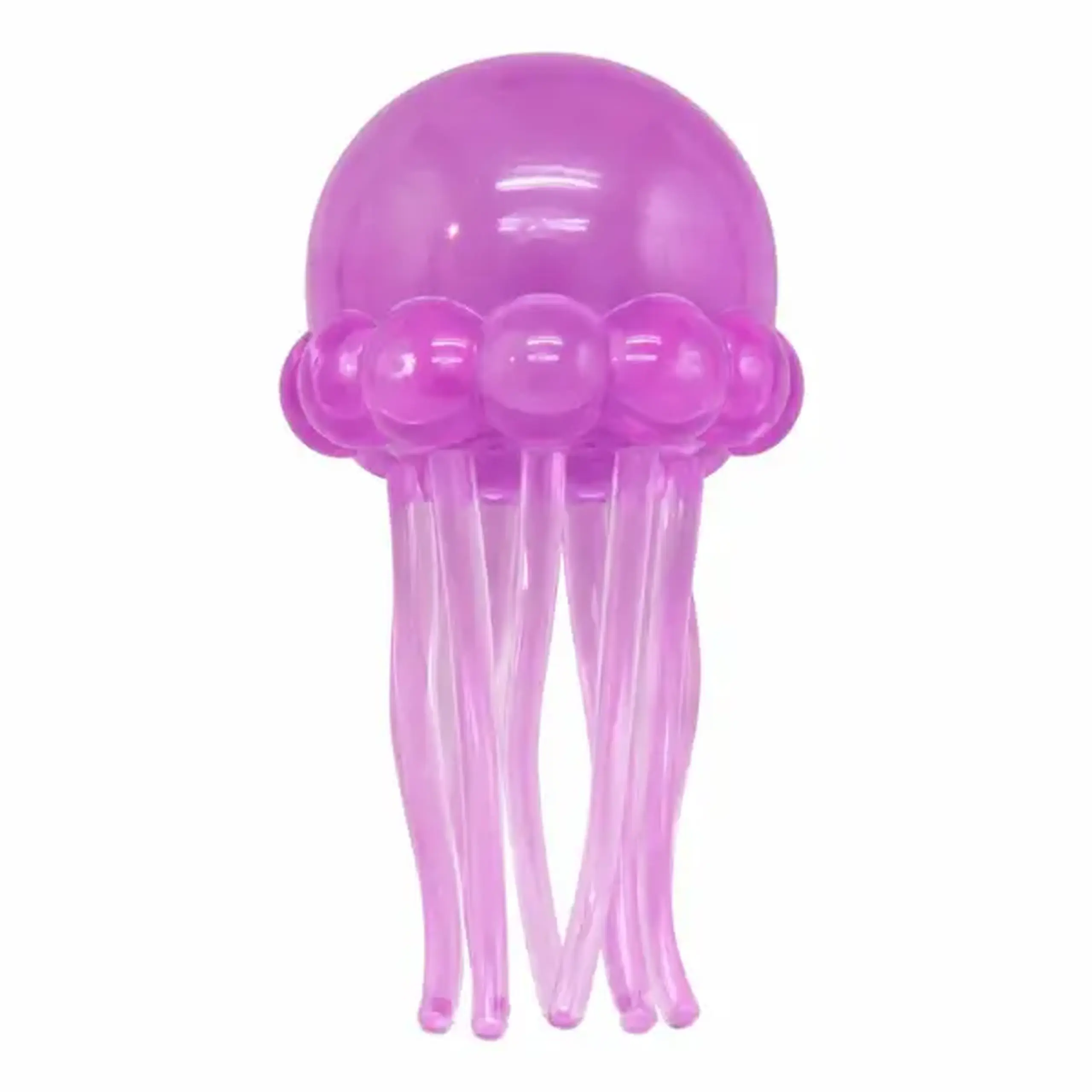 Jucărie antistres Squishy Flippy Meduză cu tentacule flexibile, violet, 100 g