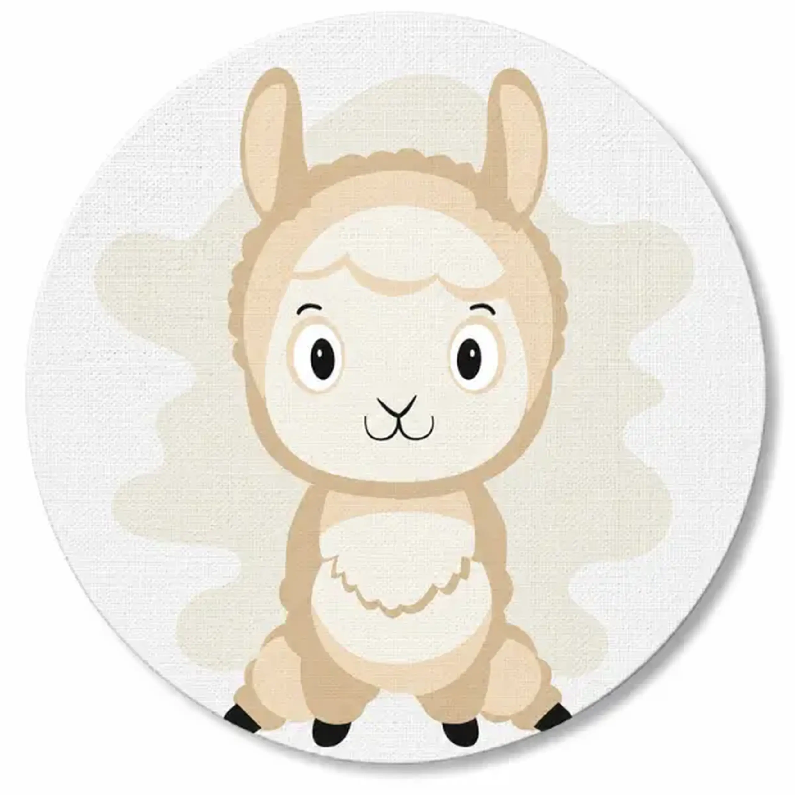 Pictură pe numere D20 сm (fără cutie) – Alpaca veselă