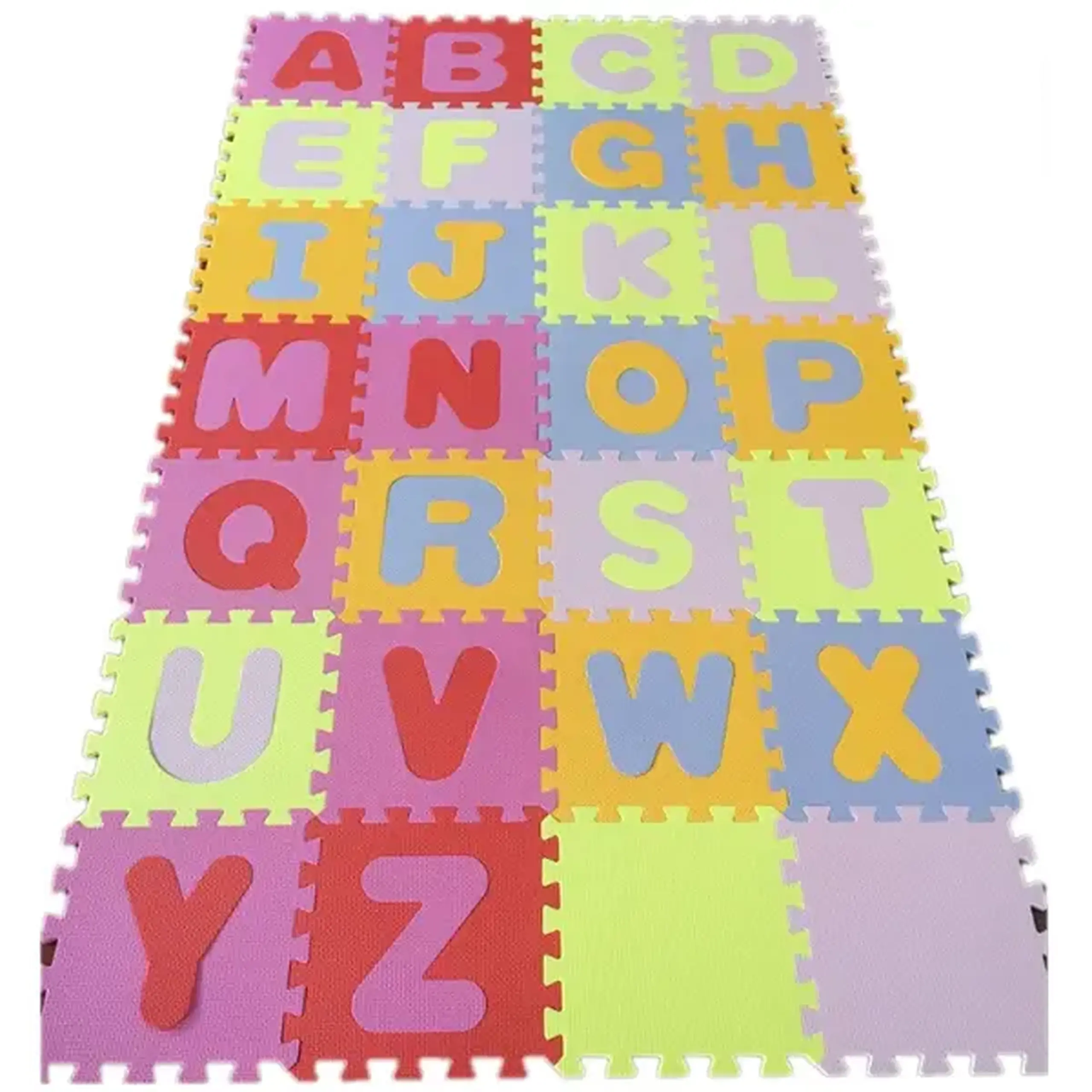 Covoraș-puzzle educativ „Alfabetul”, 28 elem.
