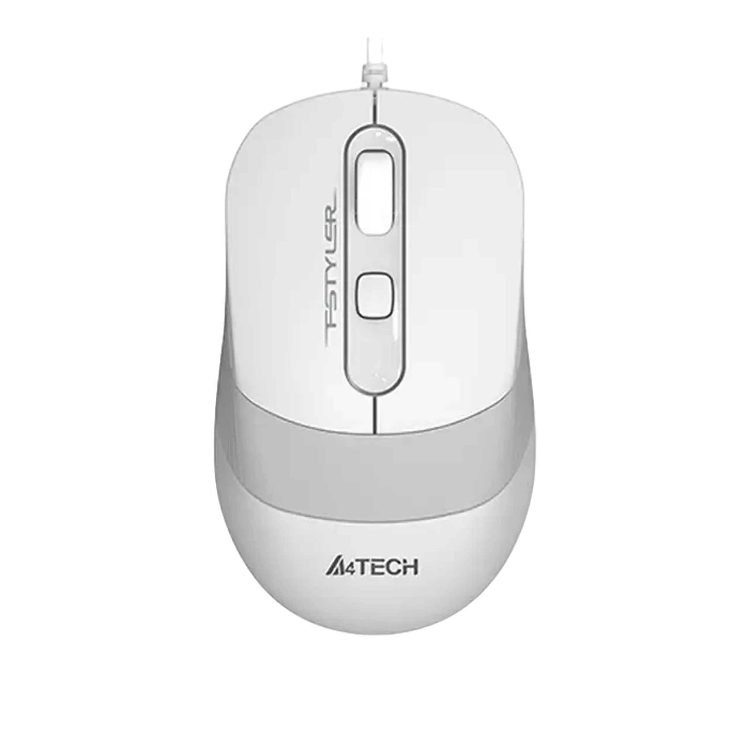 Mouse A4Tech FM10, Alb/Gri